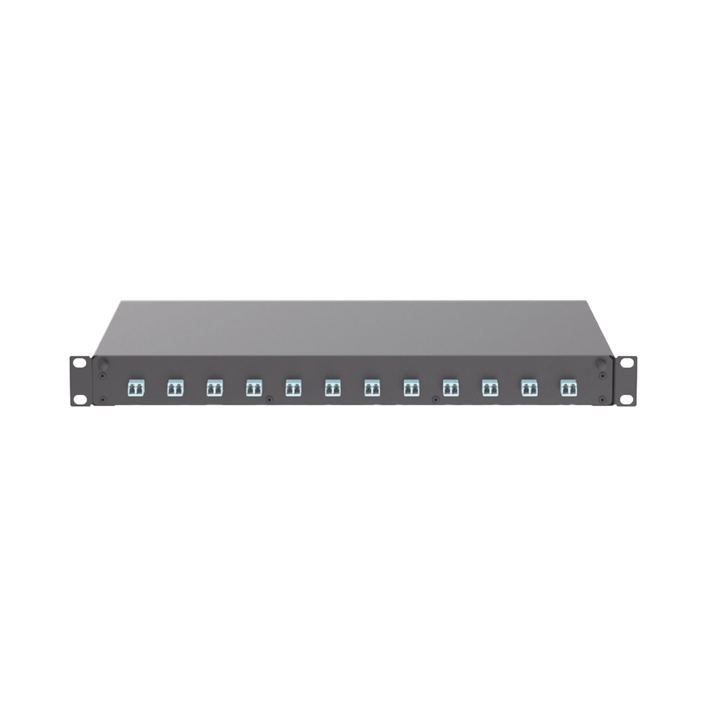 Panel De Distribuidor De Fibra Óptica, Con 12 Conectores Lc Duplex (24 Fibras), Para Fibra Multimodo Om3/Om4, 1 Ur