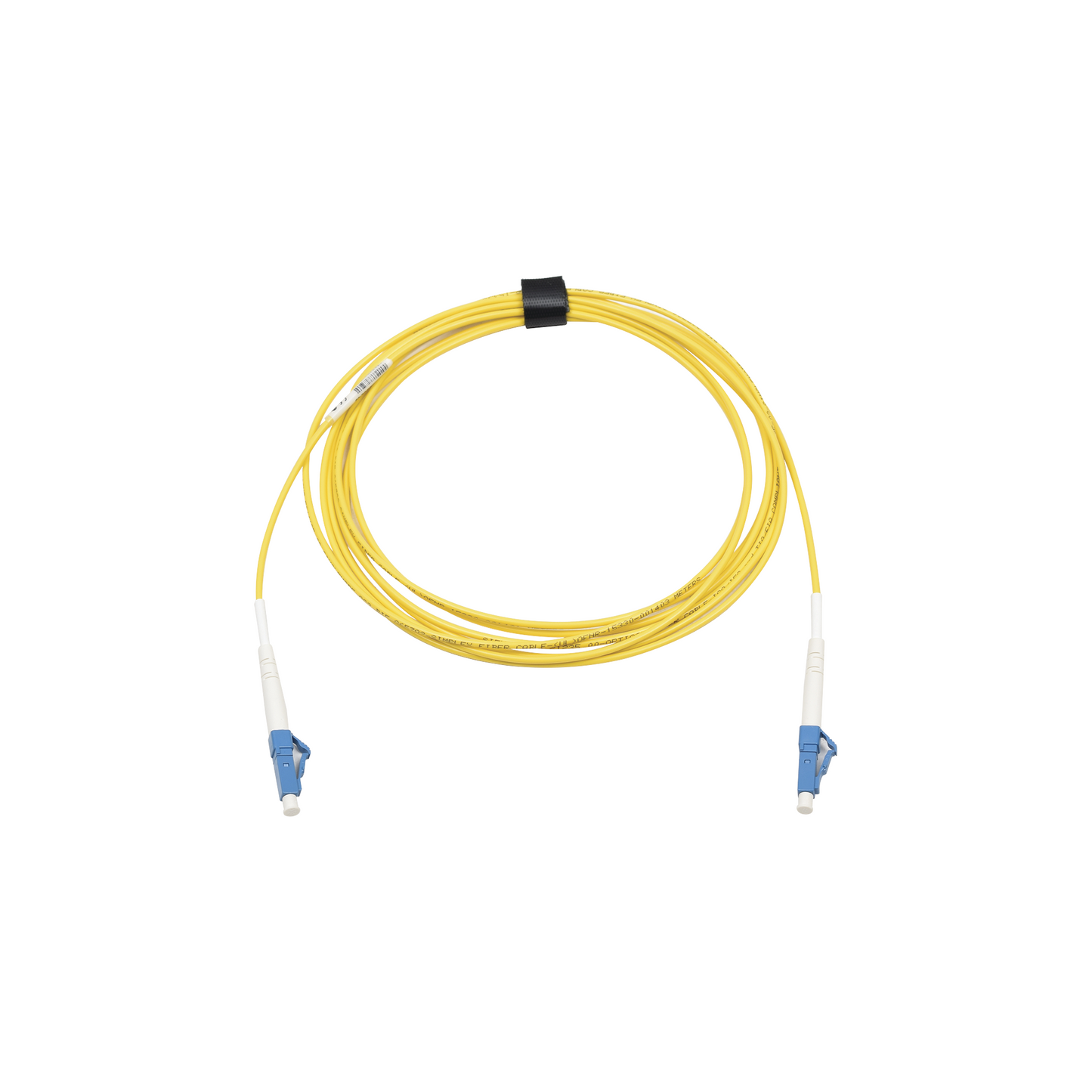 Jumper De Fibra Óptica Monomodo (Os2), Xglo, Riser, Lc/Upc-Lc/Upc Simplex, Onfr, Color Amarillo, 3 Metros