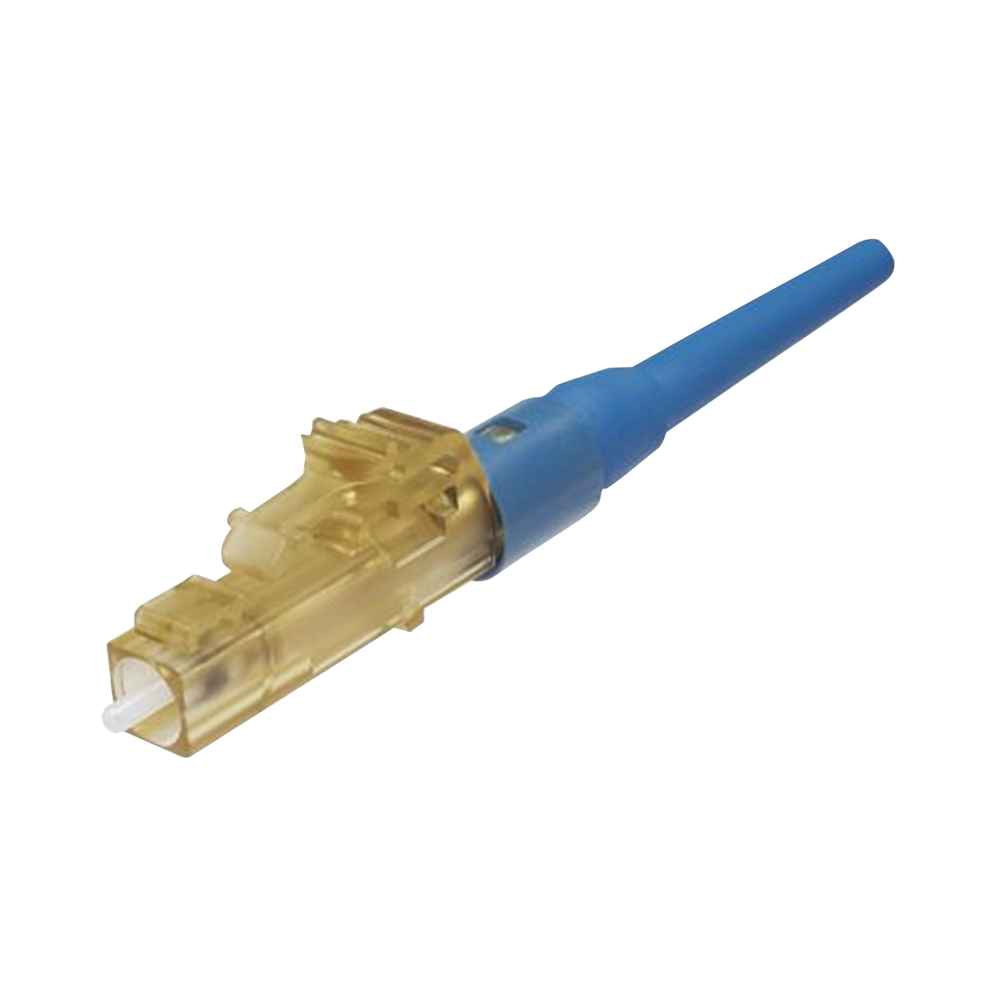 Conector De Fibra Óptica Lc Simplex Opticam, Monomodo 9/125 Os2, Pre-Pulido, Color Azul