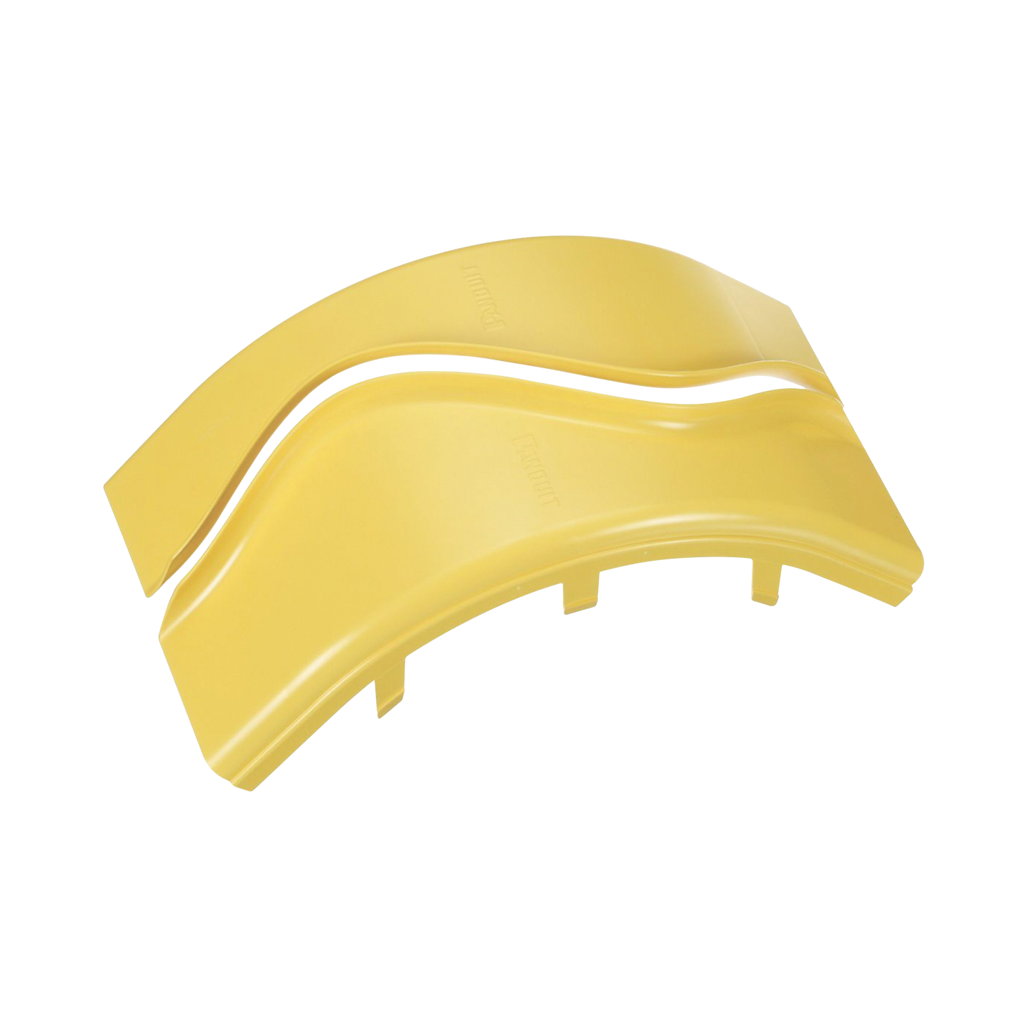 Tapa De Bajada Vertical Exterior De 90º, Para Uso Con Canaletas 6X4 Fiberrunner™, Color Amarillo