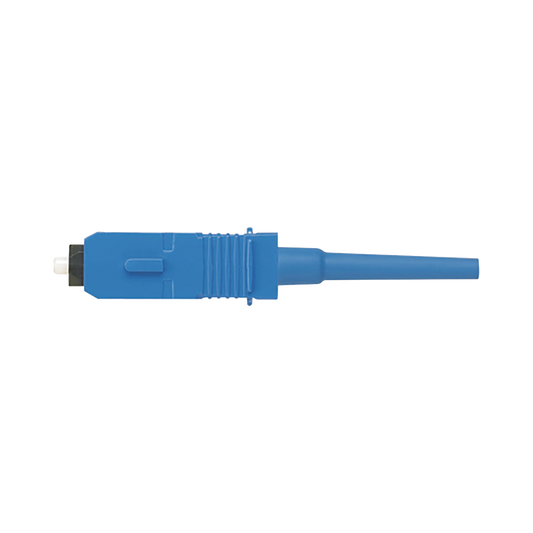 Conector De Fibra Óptica Sc Simplex Opticam, Monomodo 9/125 Os2, Pre-Pulido, Color Azul