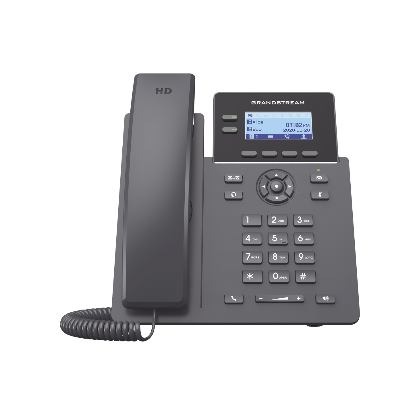 Teléfono Ip Wi-Fi Grado Operador, 2 Líneas Sip Con 4 Cuentas, Codec Opus, Ipv4/Ipv6 Con Gestión En La Nube Gdms