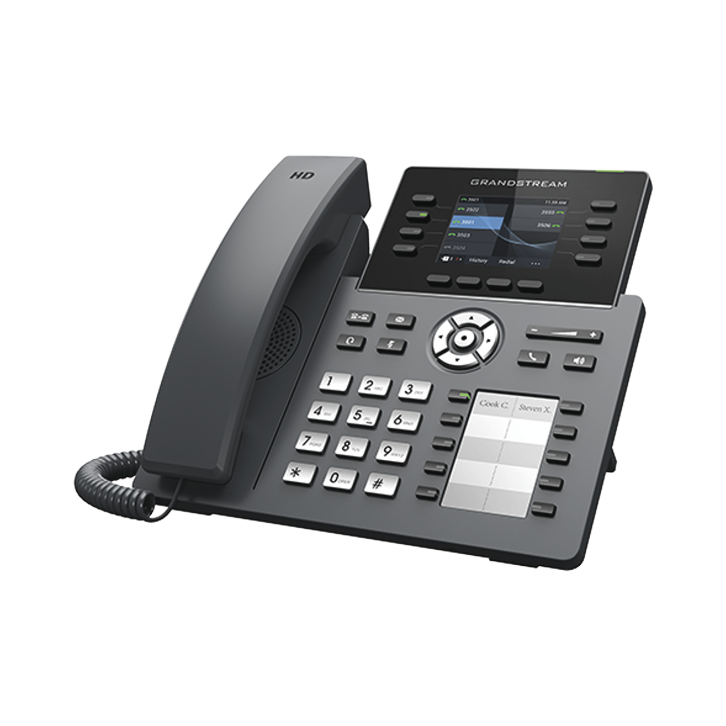 Teléfono Ip Wi-Fi, Grado Operador, 8 Líneas Sip Con 4 Cuentas, Pantalla A Color 2.8", Puertos Gigabit, Bluetooth, Poe, Codec Opus, Ipv4/Ipv6 Con Gestión En La Nube Gdms