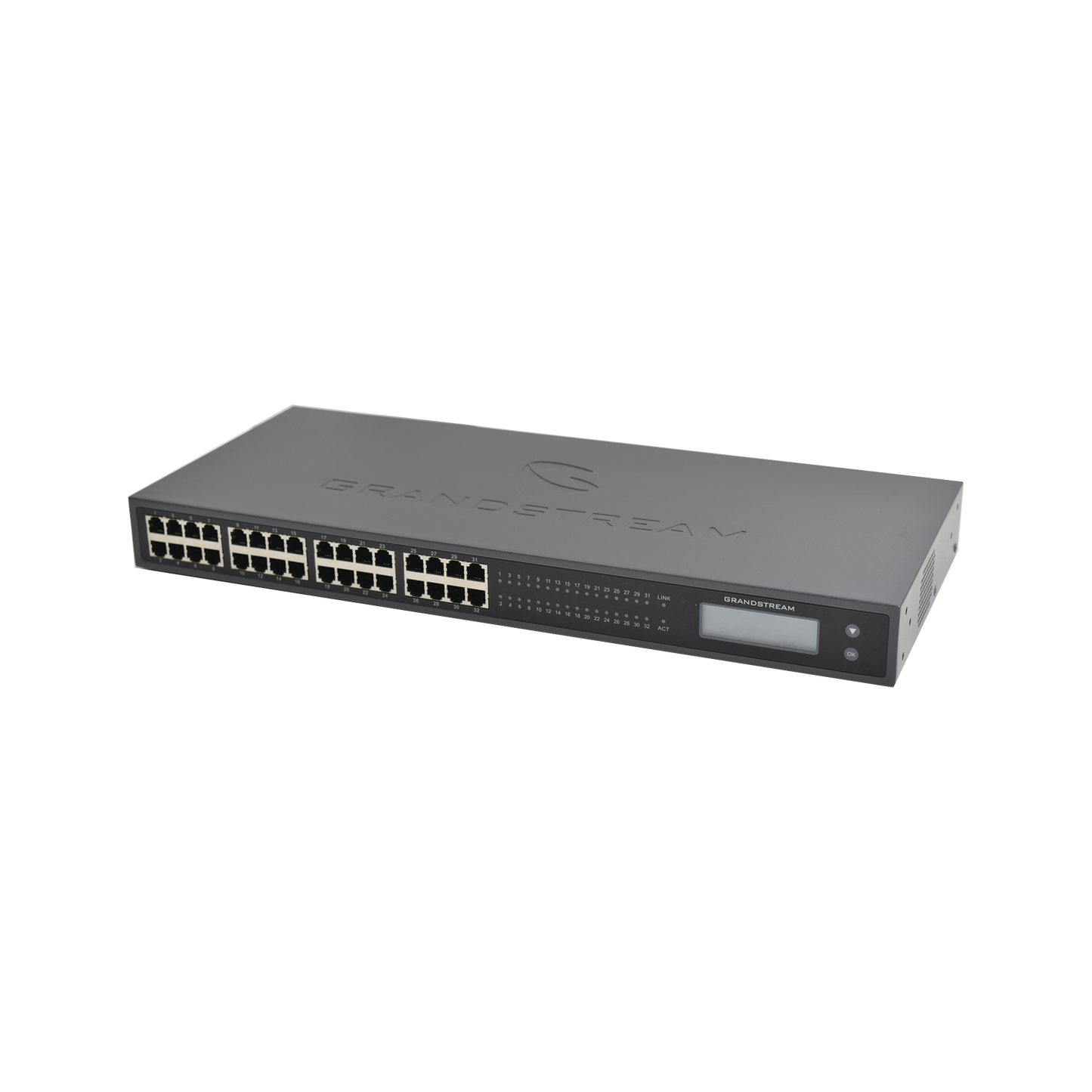 Adaptador Voip Grandstream De 32 Fxs 2 Puertos Telco 50 Pins P/Montaje En Rack