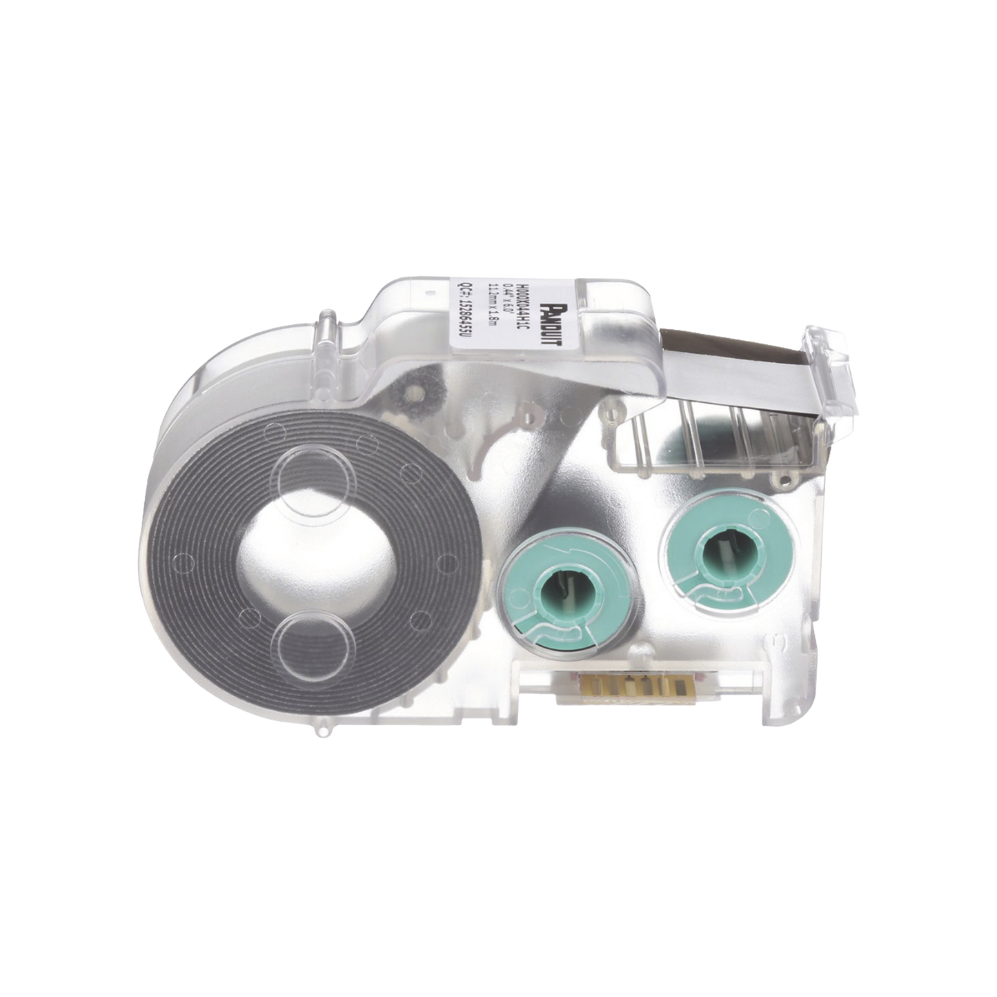 Casete De Etiquetas De Poliolefina De Cinta Continua, Tubo Termocontráctil, 11.2 Mm De Ancho, 2.4 M De Largo, Para Cables De 2 A 6.4 Mm (16-10 Awg) De Diámetro, Color Blanco