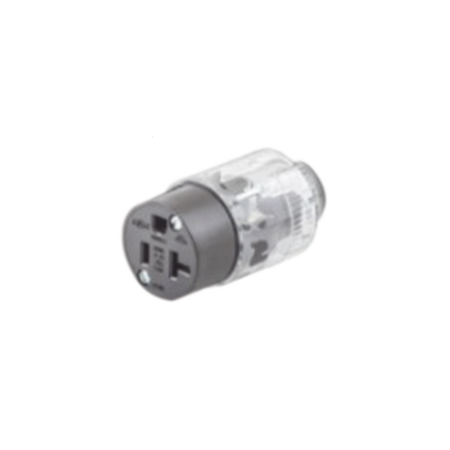 Conector Iluminado 20 A 125 V Ca 2 Polos 3 Hilos (Nema 5-20R).