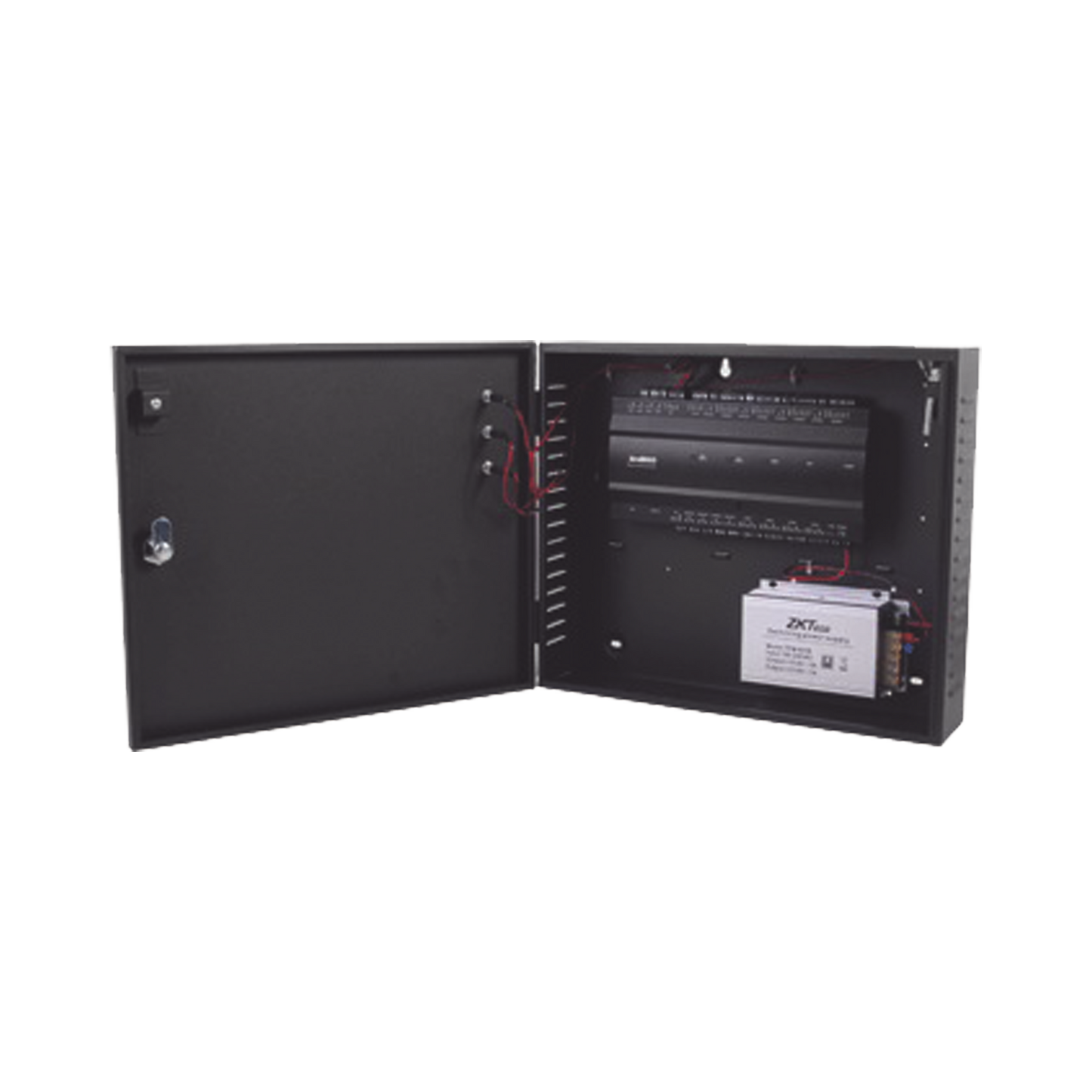 Controlador De Acceso / 2 Puertas / Biometría Integrada / Hasta 3,000 Huellas / 30,000 Tarjetas / Incluye Gabinete Y Fuente De Alimentación 12Vcd/5A