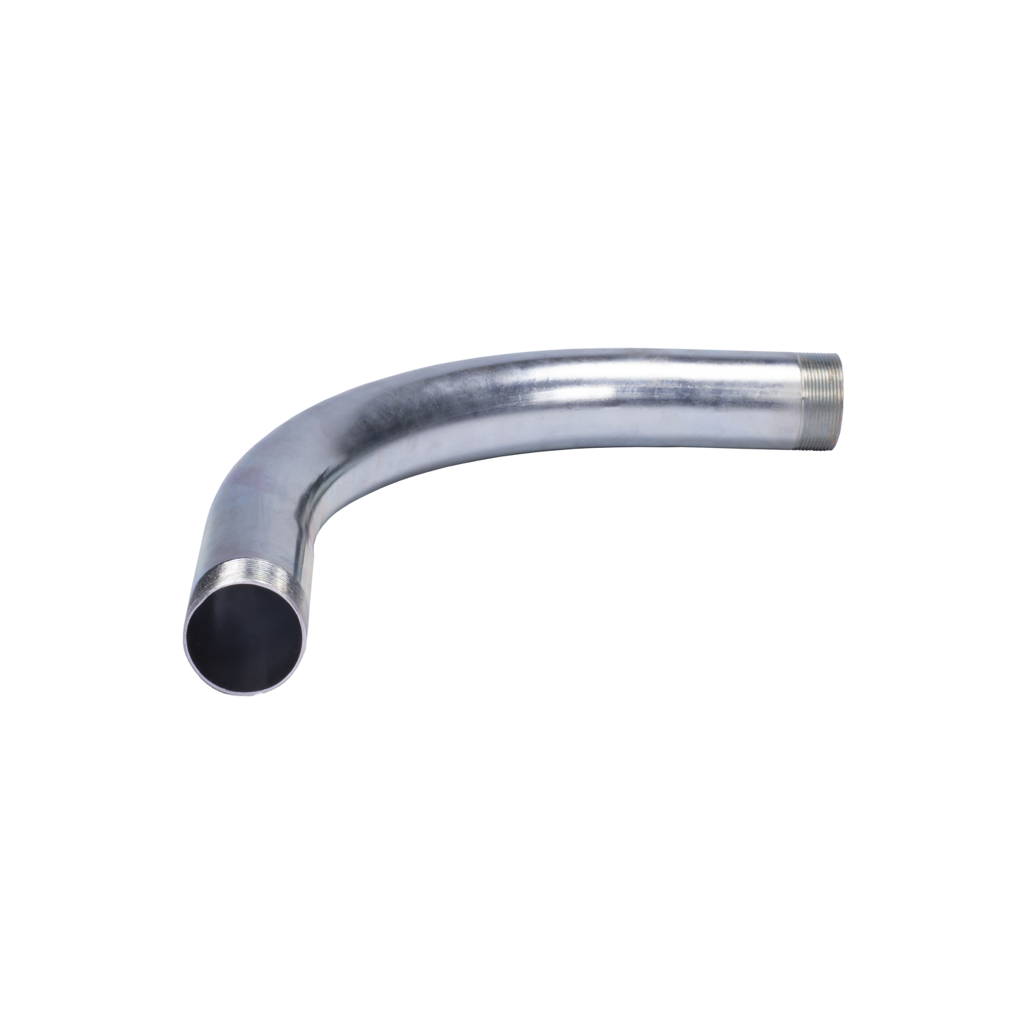 Codo De 90° De 2" (52Mm) Pared Gruesa Con Rosca Galvanizado Etiqueta Amarilla