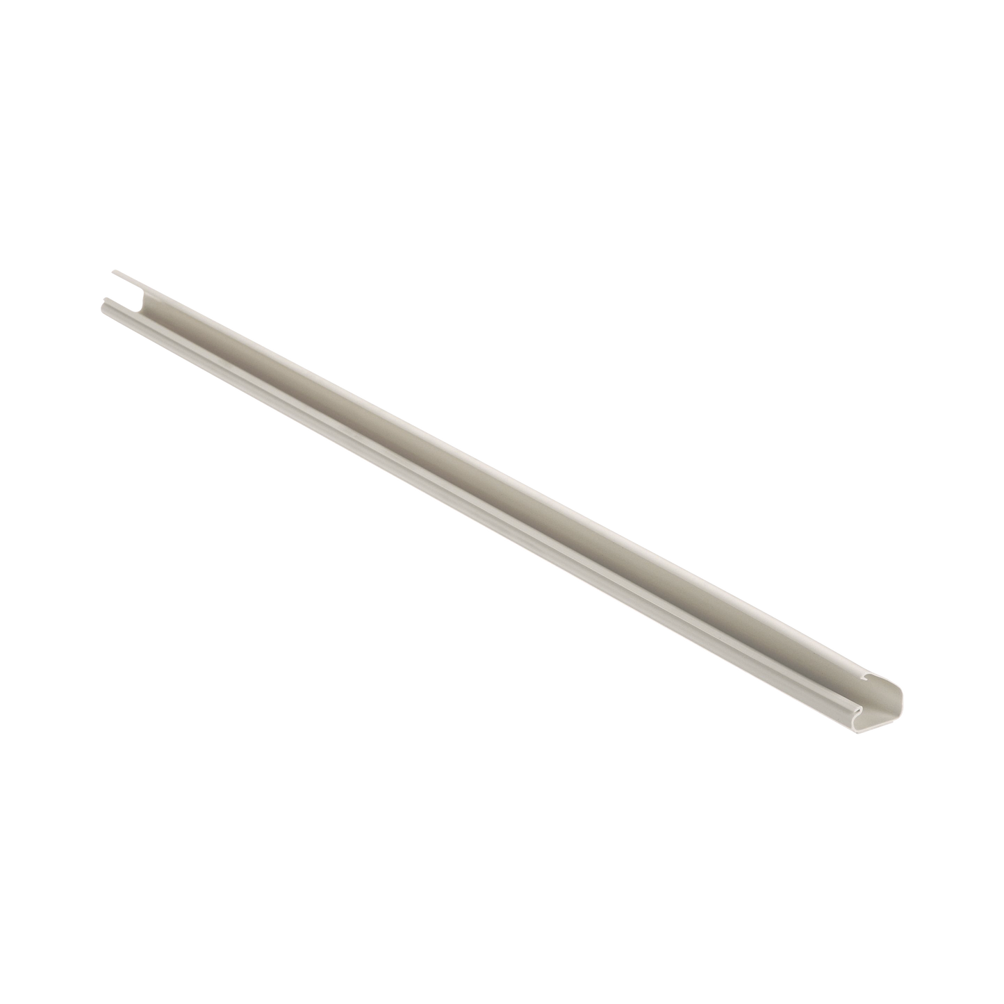 Canaleta Ld5 De Pvc Rígido, Con Cinta Adhesiva Para Instalación Sin Herramientas, 26 X 15 X 1828.8 Mm, Color Blanco Mate