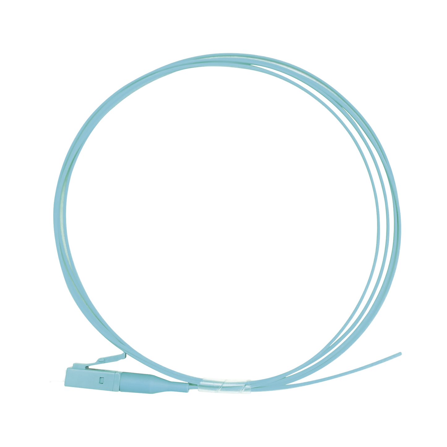Pigtail De Fibra Óptica Simplex Lc, Pvc, Om3 50/125, Aqua, 1 Metro