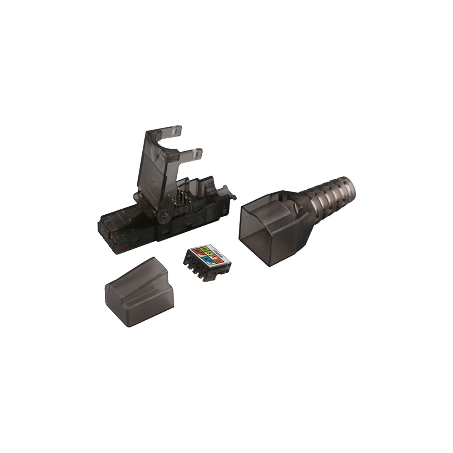 Plug Modular Rj45 Para Cable Utp Categoría 6A -Sin Herramienta, Para Terminación En Campo