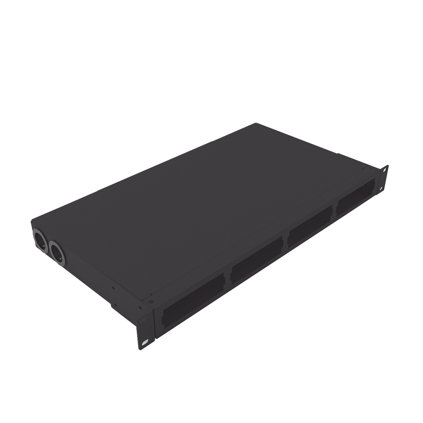 Distribuidor De Fibra Óptica Vacio 19In, Acepta 4 Placas Acopladoras De Linkedpro, Hasta 48 Fibras, 1Ur, Incluye Charola De Empalme