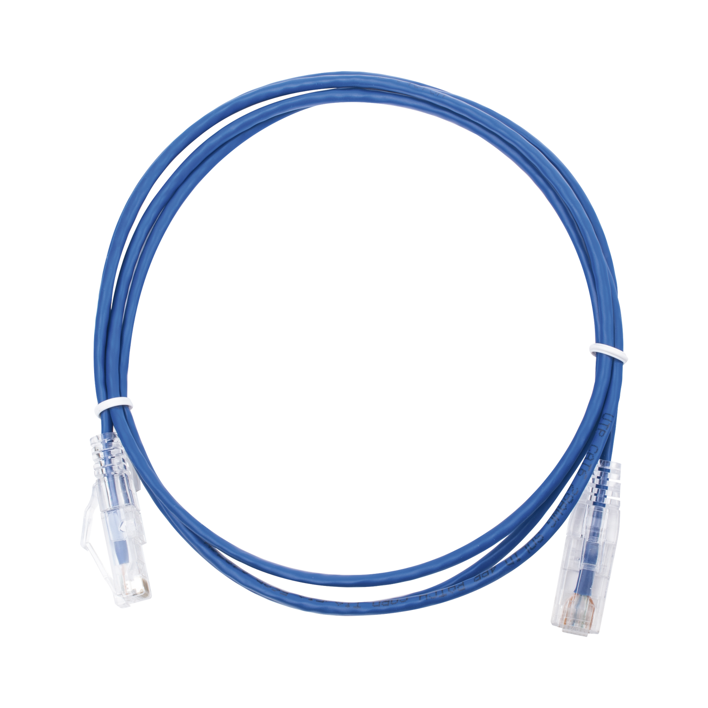 Cable De Parcheo Slim Utp Cat6 - 1.5 M Azul Diámetro Reducido (28 Awg)