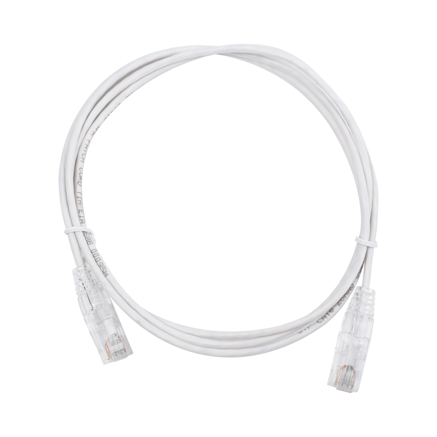 Cable De Parcheo Slim Utp Cat6 - 1.5 M Blanco Diámetro Reducido (28 Awg)