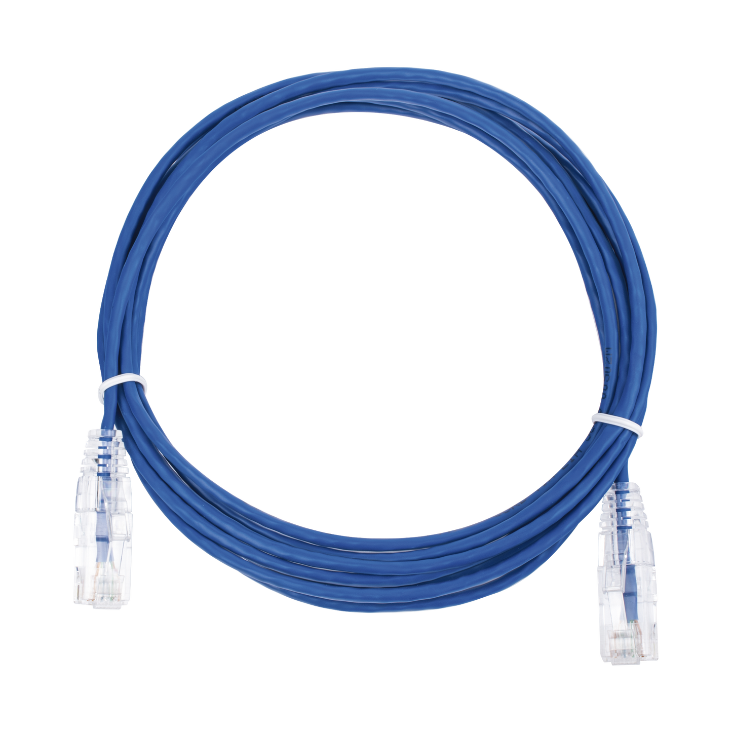 Cable De Parcheo Slim Utp Cat6 - 3 M Azul Diámetro Reducido (28 Awg)