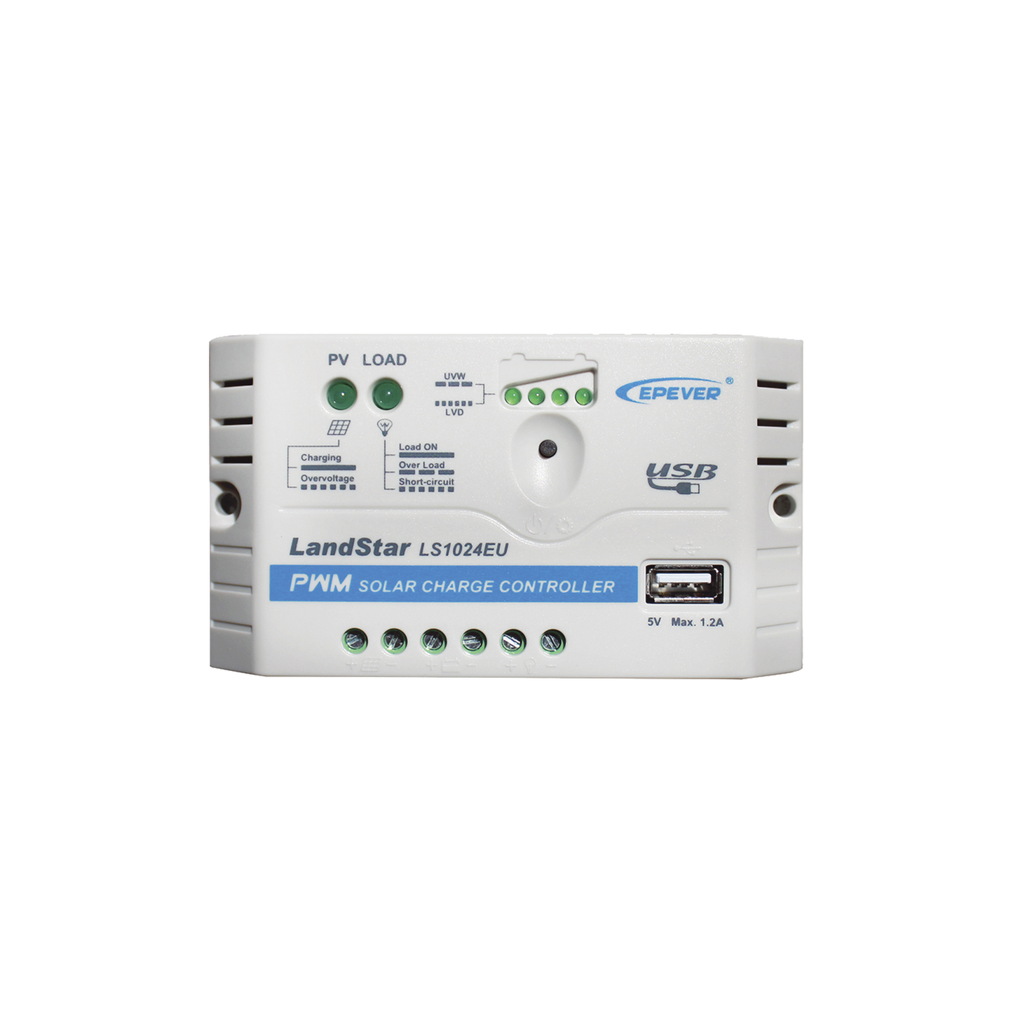 Controlador Solar Pwm 12/24 V 10 A, Salida Usb