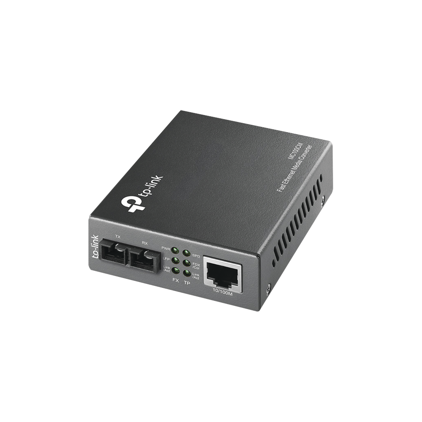 Convertidor Multimedia Multi-Modo, 1 Puerto Rj45 10/100 Mbps, Conector De Fibra Sc, Hasta 2 Km