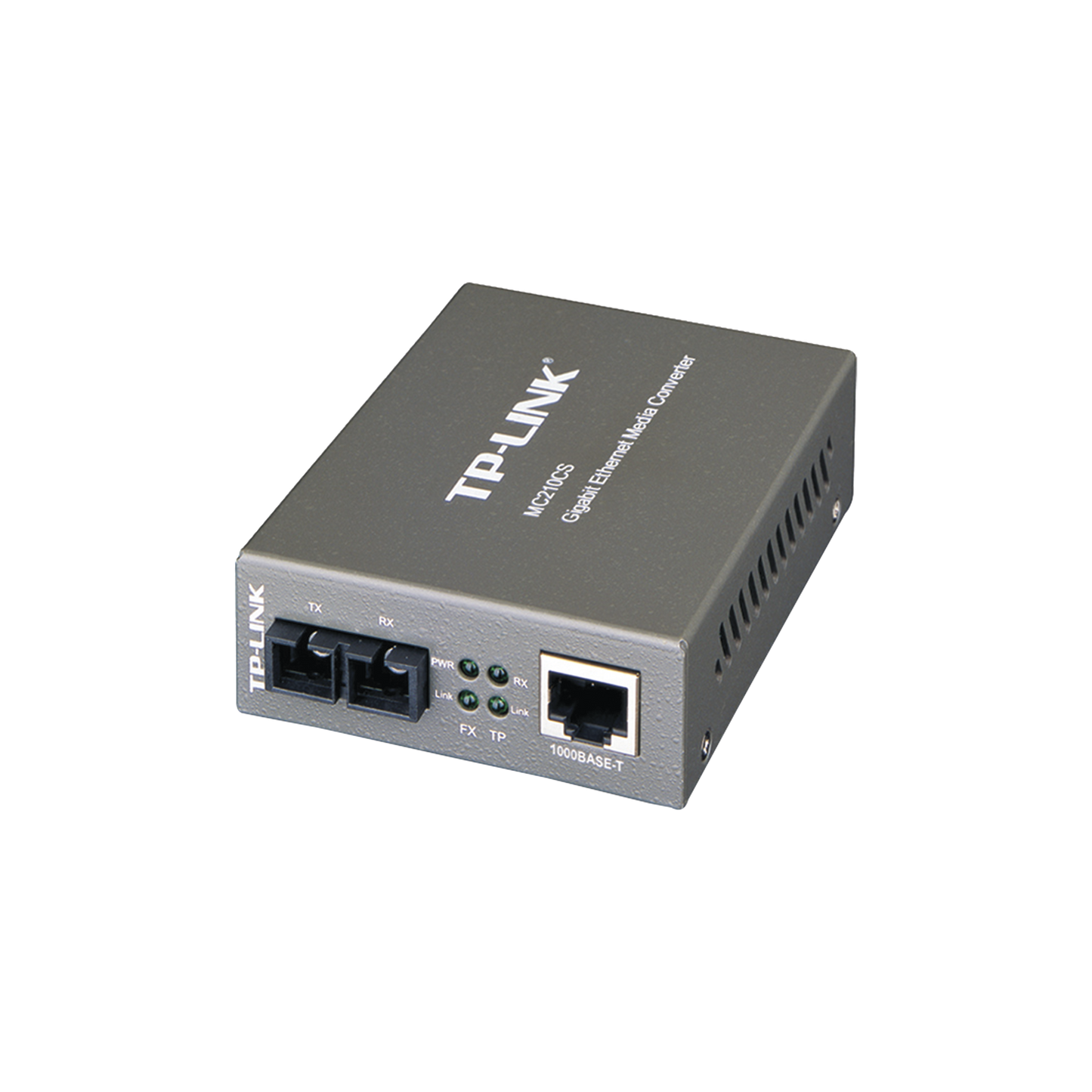 Convertidor Multimedia Mono-Modo, 1 Puerto Rj45 1000 Mbps, Conector De Fibra Sc, Hasta 15 Km