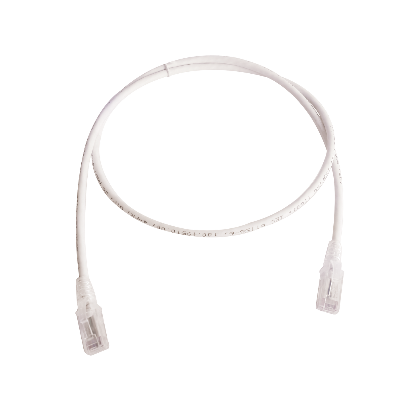 Patch Cord Mc6 Modular Cat6 Utp, Cm/Ls0H, 3Ft, Color Blanco, Versión Bulk (Sin Empaque Individual)