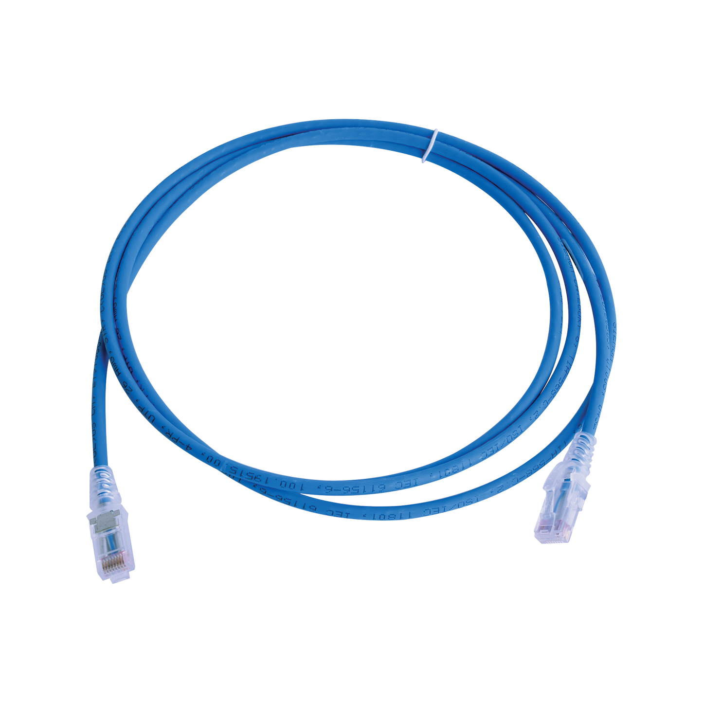 Patch Cord Mc6 Modular Cat6 Utp, Cm/Ls0H, 7Ft, Color Azul, Versión Bulk (Sin Empaque Individual)
