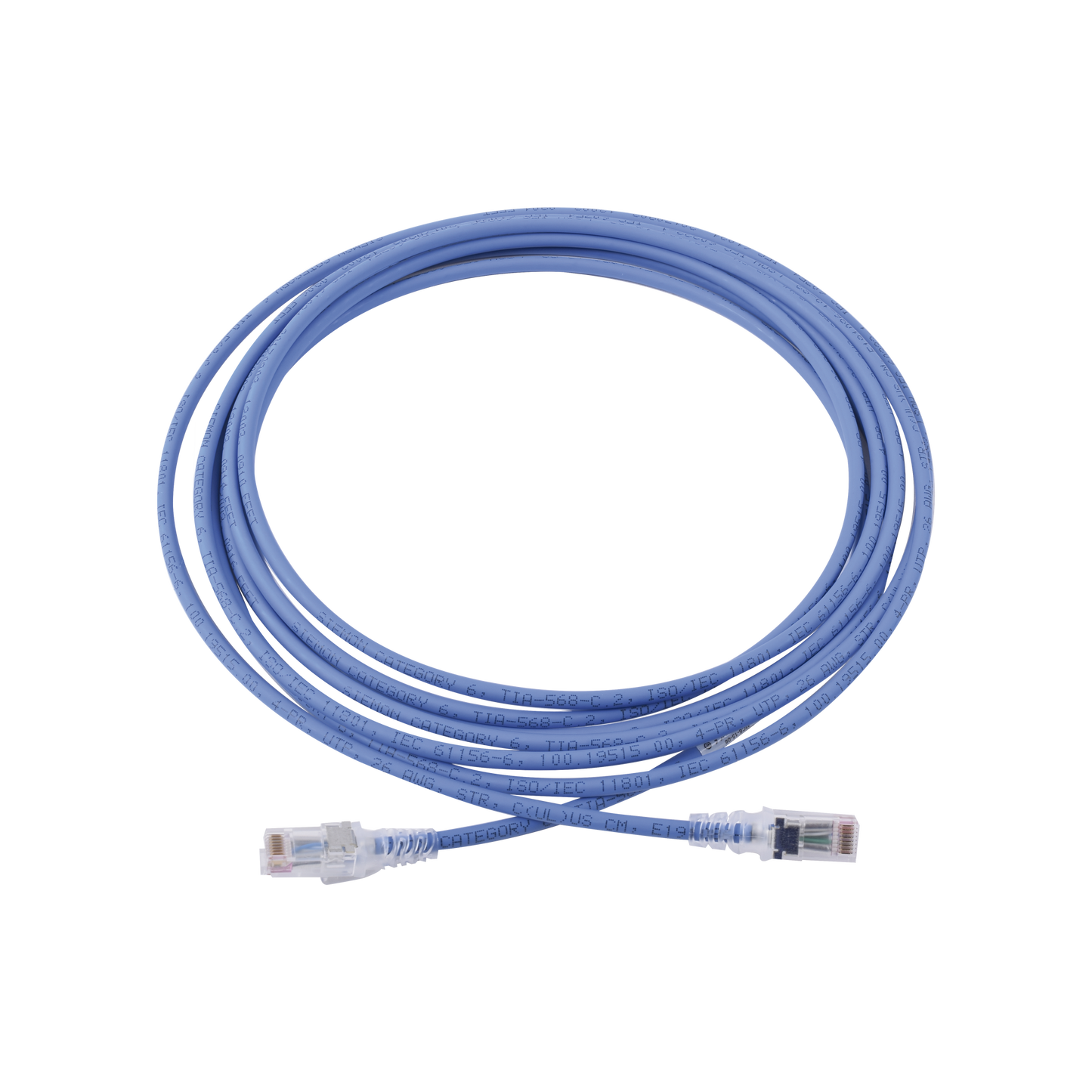 Patch Cord Mc6 Modular Cat6 Utp, Cm/Ls0H, 15Ft, Color Azul