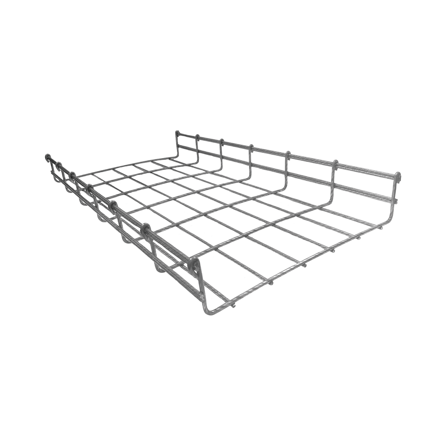 Charola Tipo Malla 66/300 Mm Bimetálica Para Instalación En Exterior O Interior, Extrema Resistencia Y Durabilidad. Hasta 315 Cables Cat6 (Tramo De 3 Metros)