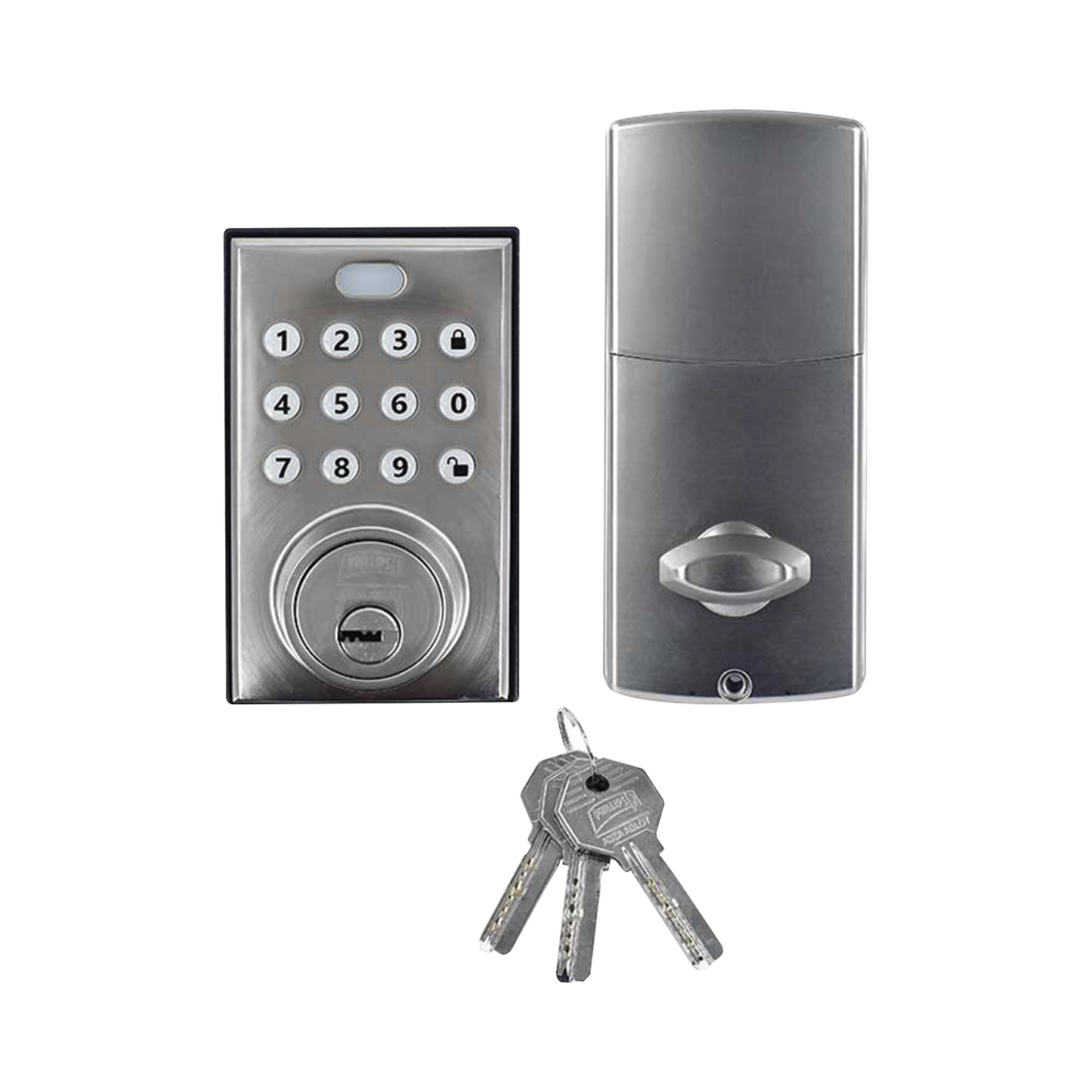 Cerrojo Digital Pcd 265 / Apertura Con Teclado O Llave / 50 Usuarios/ Izq O Derecha