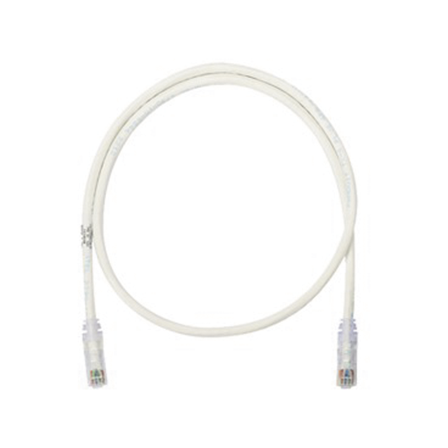 Cable De Parcheo Utp Categoría 6, Con Plug Modular En Cada Extremo - 1 Ft (30.48 Cm) - Blanco