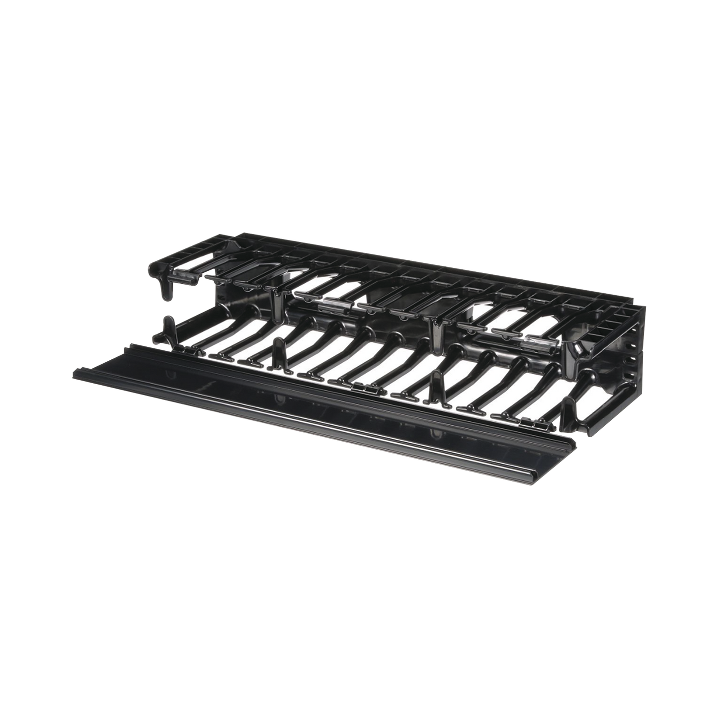 Organizador De Cables Horizontal Netmanager, Sencillo (Solo Frontal), Para Rack De 19In, 2Ur
