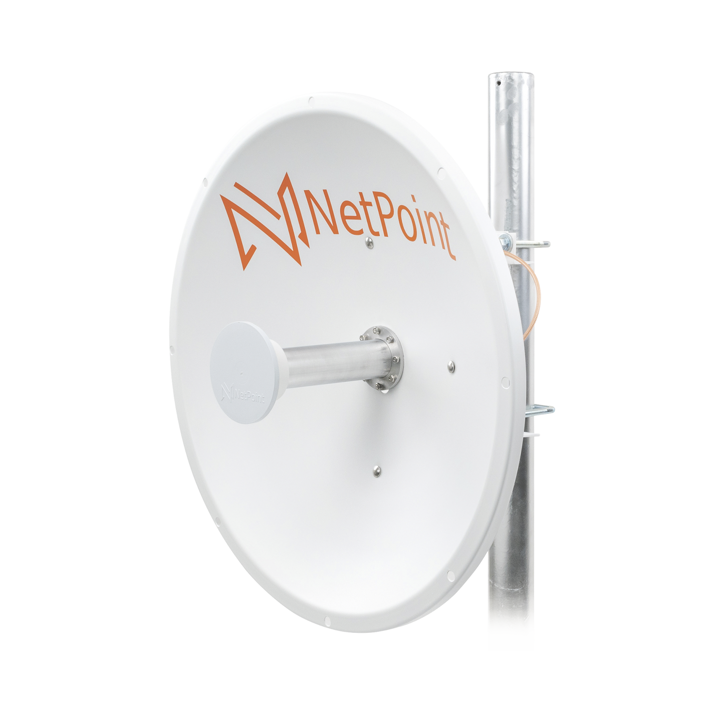 Antena Direccional De 2 Ft, 4.9-6.4 Ghz, Ganancia 30 Dbi Con Slant De 45 ° Y 90 °, Incluye Jumpers Con Conector N-Macho A Rsma, Montaje Incluido.