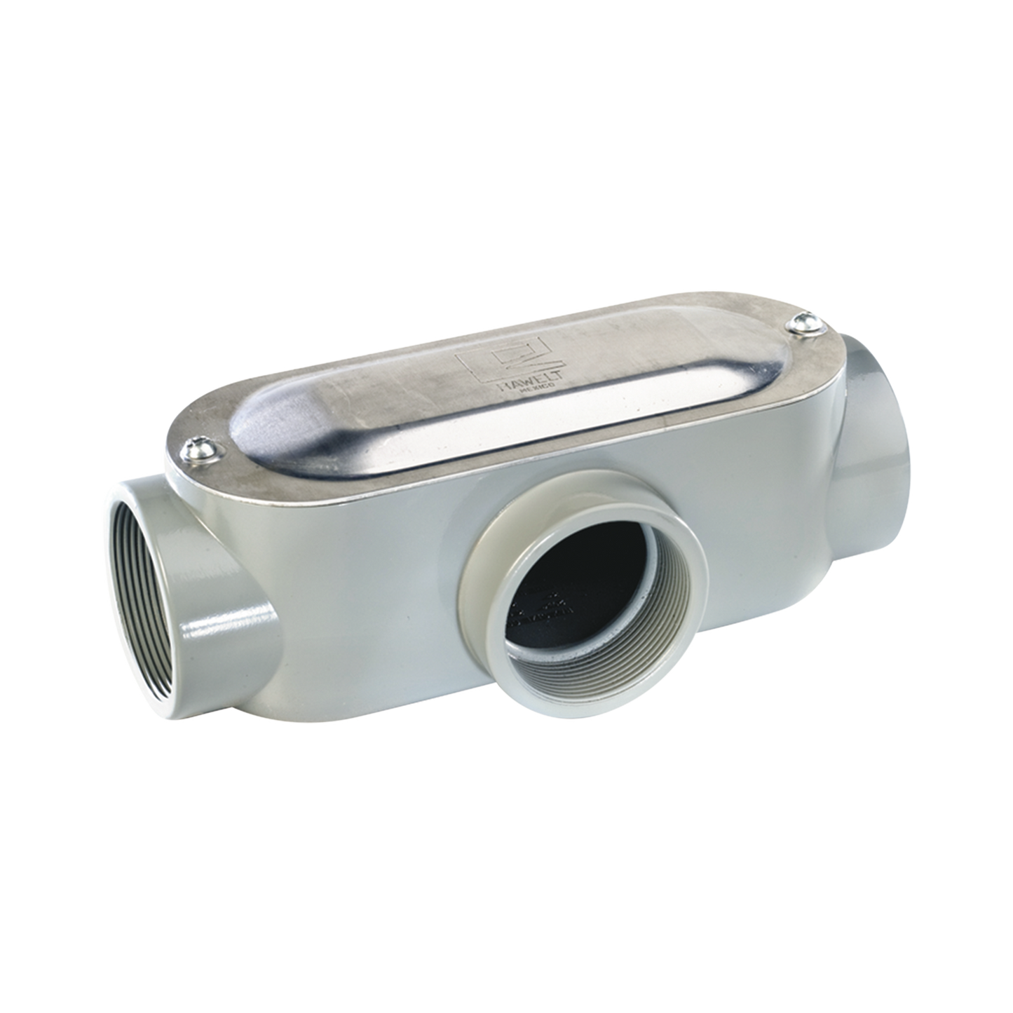 Caja Oval Roscada Tipo T De 1 1/4" (31.8 Mm) Incluye Tapa Y Tornillos.