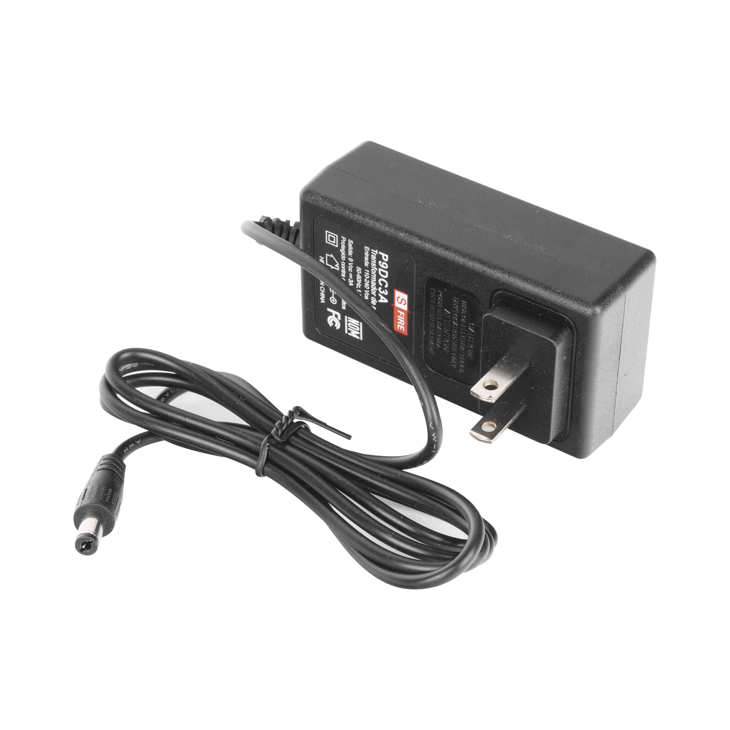 Fuente De Poder De 9 Vcd Regulada / 3 Amp / Voltaje De Entrada De 100 - 240 Vca