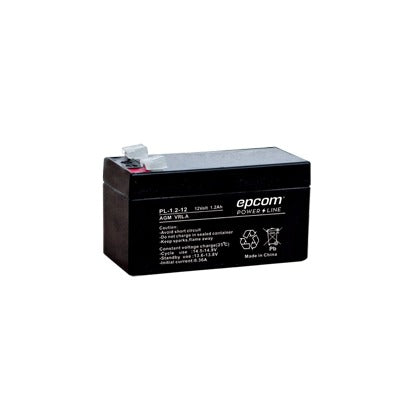 Batería Con Tecnología Agm / Vrla, 1.2 Ah. Para Uso En Aplicaciones De Sistemas De Seguridad Electrónica Con Respaldo. Dimensiones : 97 X 43 X 58 Mm