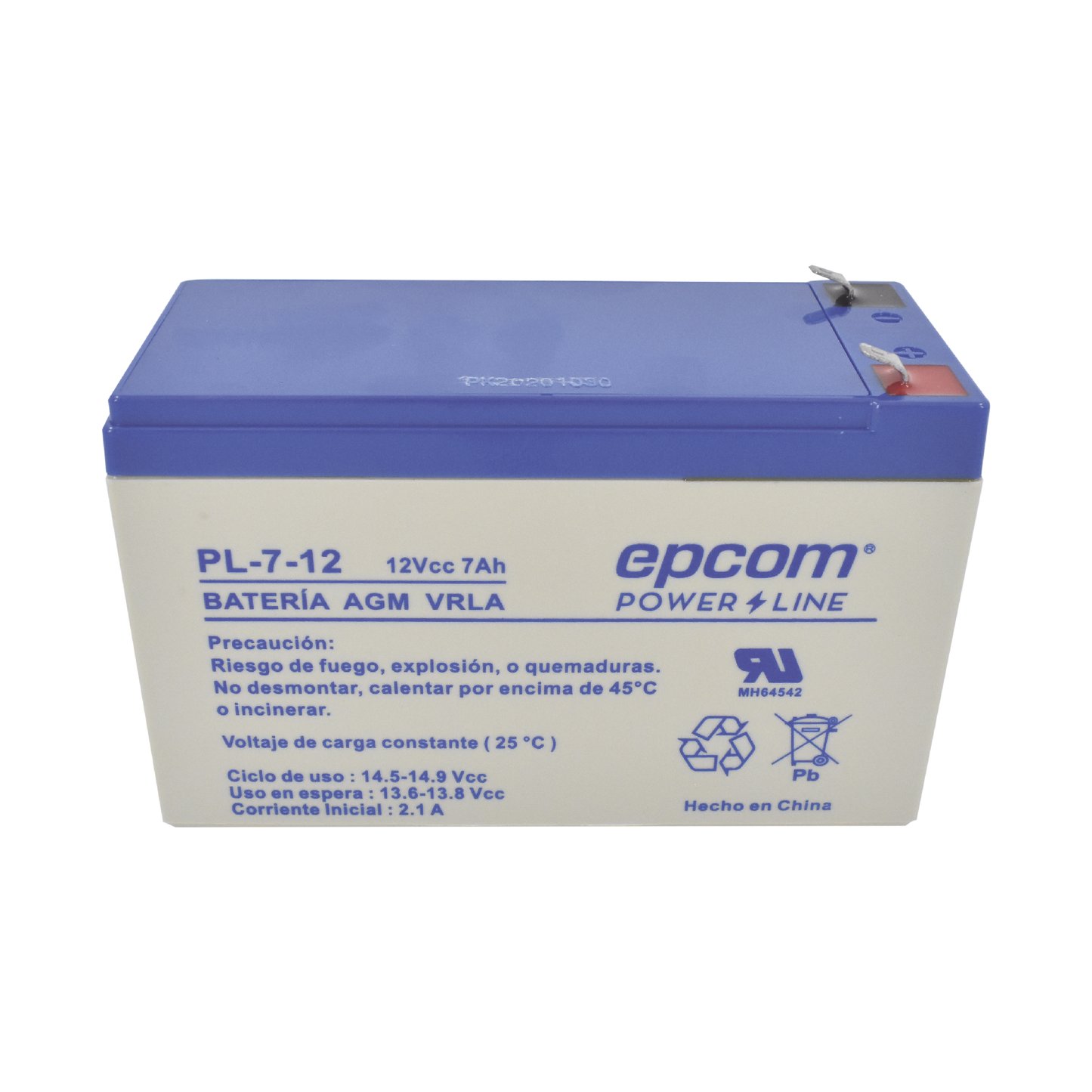 Batería Agm / Vrla / 12 Vcd / 7 Ah / Tamaño Estandar ( 151 X 101 X 65 Mm)