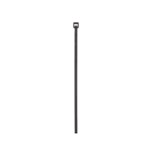 Cincho de Nylon 6.6 de Bloqueo, 203 mm de largo, Color Negro, Exterior Resistente a Rayos UV, Paquete de 100pz
