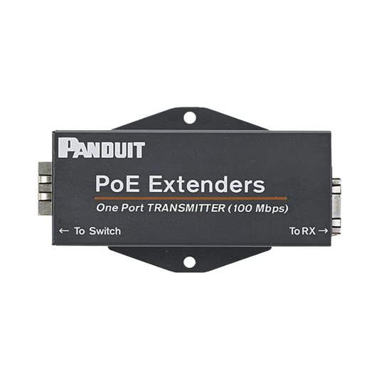 Transmisor PoE/PoE+ Para Uso con Receptor POEXRX1, Hasta 610 Metros (2000 ft) con Cable Cat5e o Cat6, 10/100Mbps