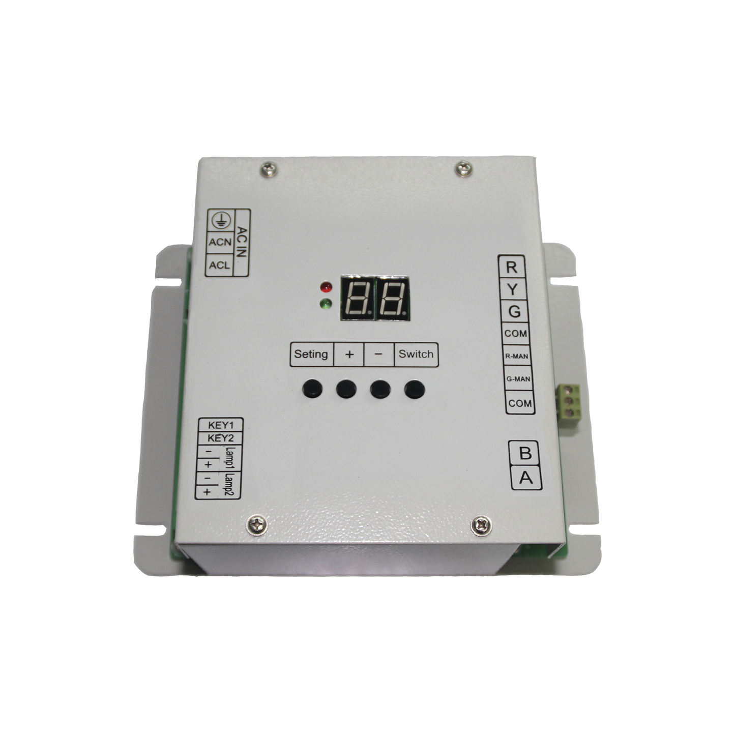 Controlador De Tráfico Para Pase Peatonal De 5 Salidas