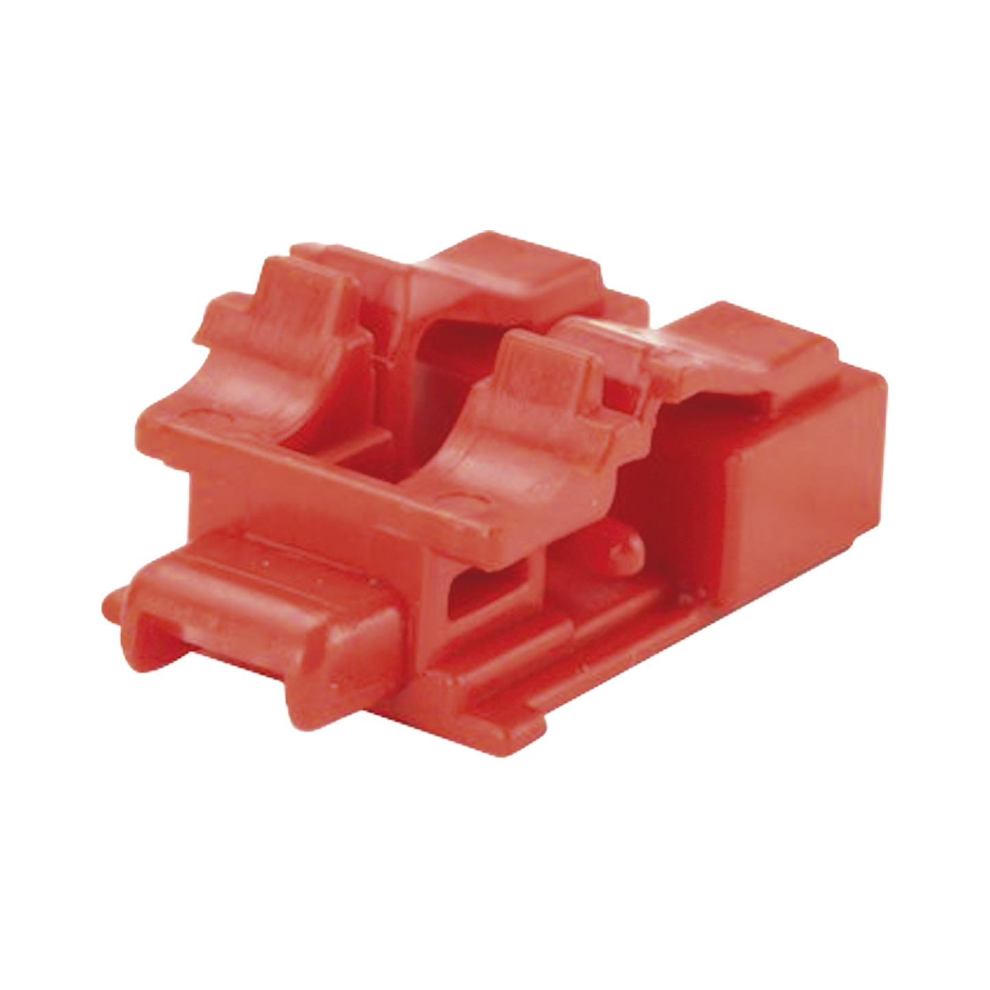 Kit De 10 Dispositivos Para Bloquear Puertos De Fibra Óptica Lc Duplex, Color Rojo, Incluye Llave De Extracción