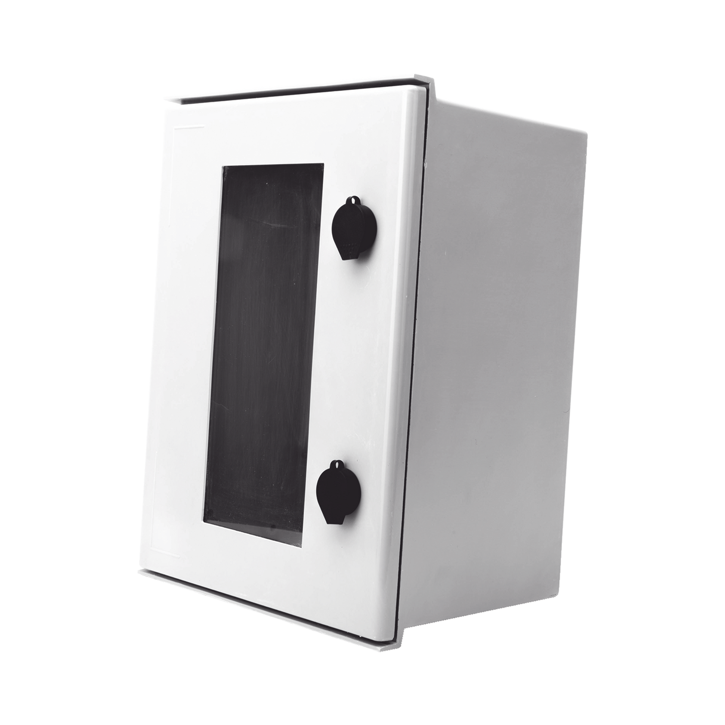 Gabinete De Poliéster Ip65 Puerta Transparente, Uso En Intemperie (300 X 400 X 200 Mm) Con Placa Trasera Interior (Incluye Chapa Y Llave).