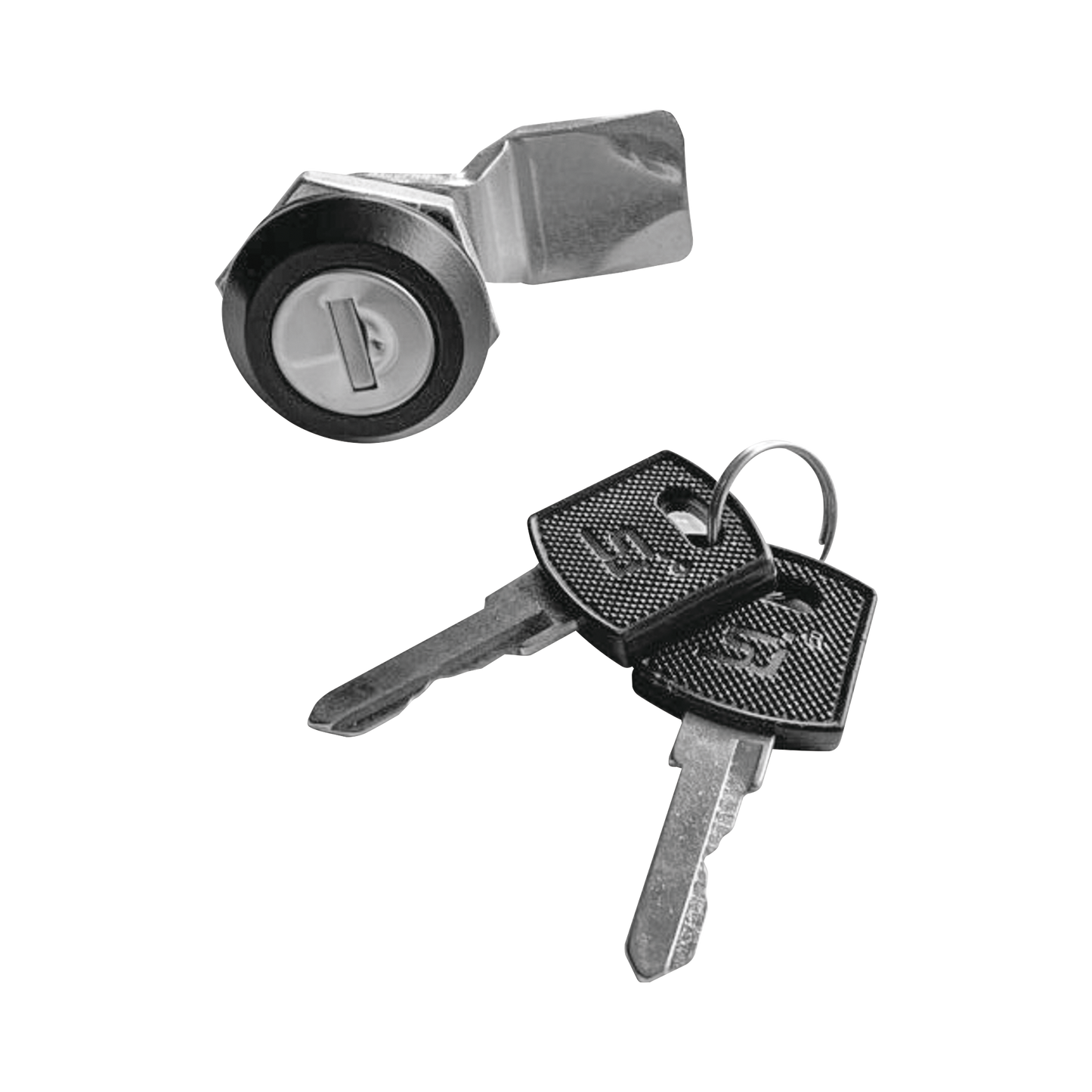 Cerradura Con Paleta Metálica Con 2 Llaves Para Gabinetes Pst De Poliéster.