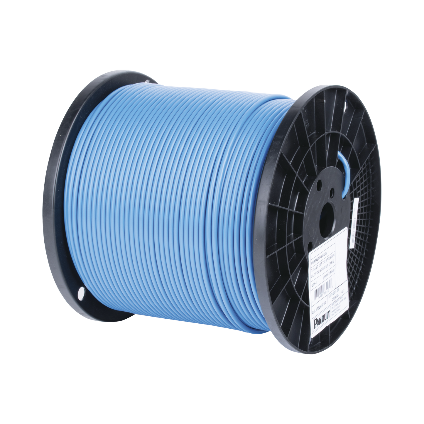Bobina De Cable Utp De 4 Pares Matrix, Cat6A De Diámetro Reducido, 26 Awg, Cmr (Riser), Color Azul, 305M