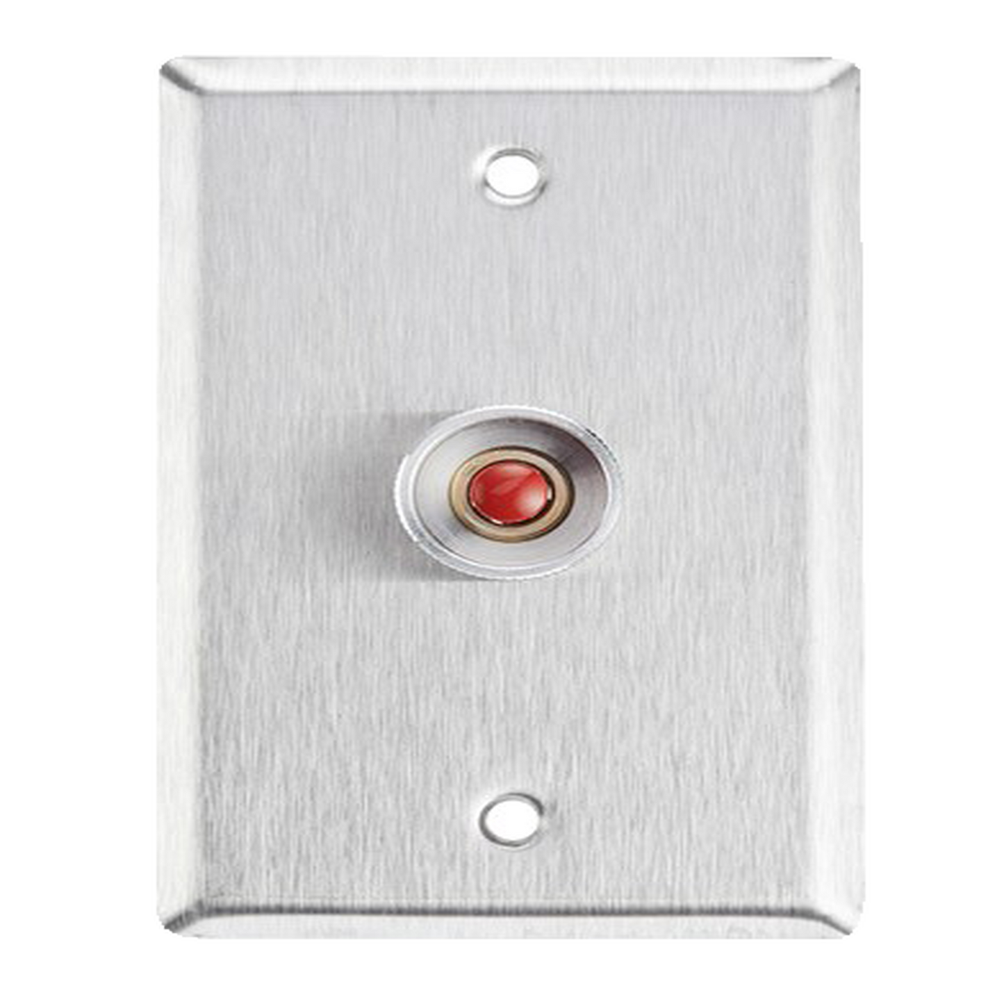 Botón De Pánico Con Placa En Acero Inoxidable/ N.O.