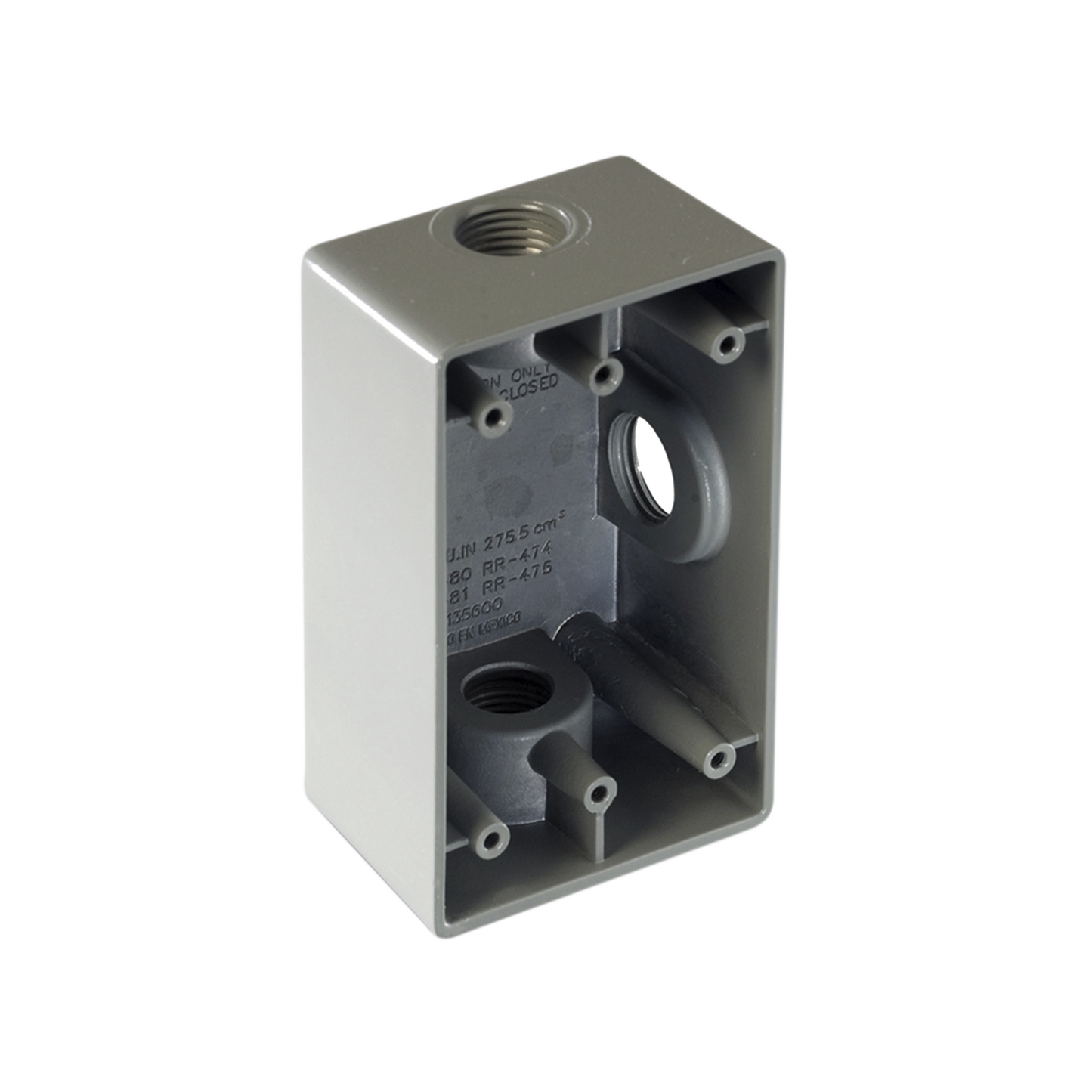 Caja Condulet Fs De 1" ( 25.4 Mm) Con Tres Bocas A Prueba De Intemperie.