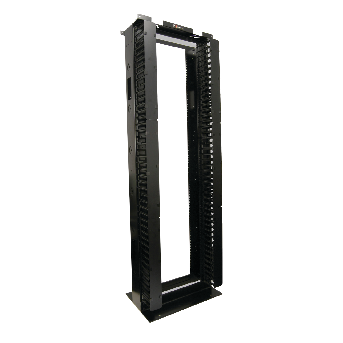 Rack De Aluminio System De 7Ft X 19In, 45Ur, Con Organizadores Verticales, Conexión De Tierra Y Accesorios De Montaje