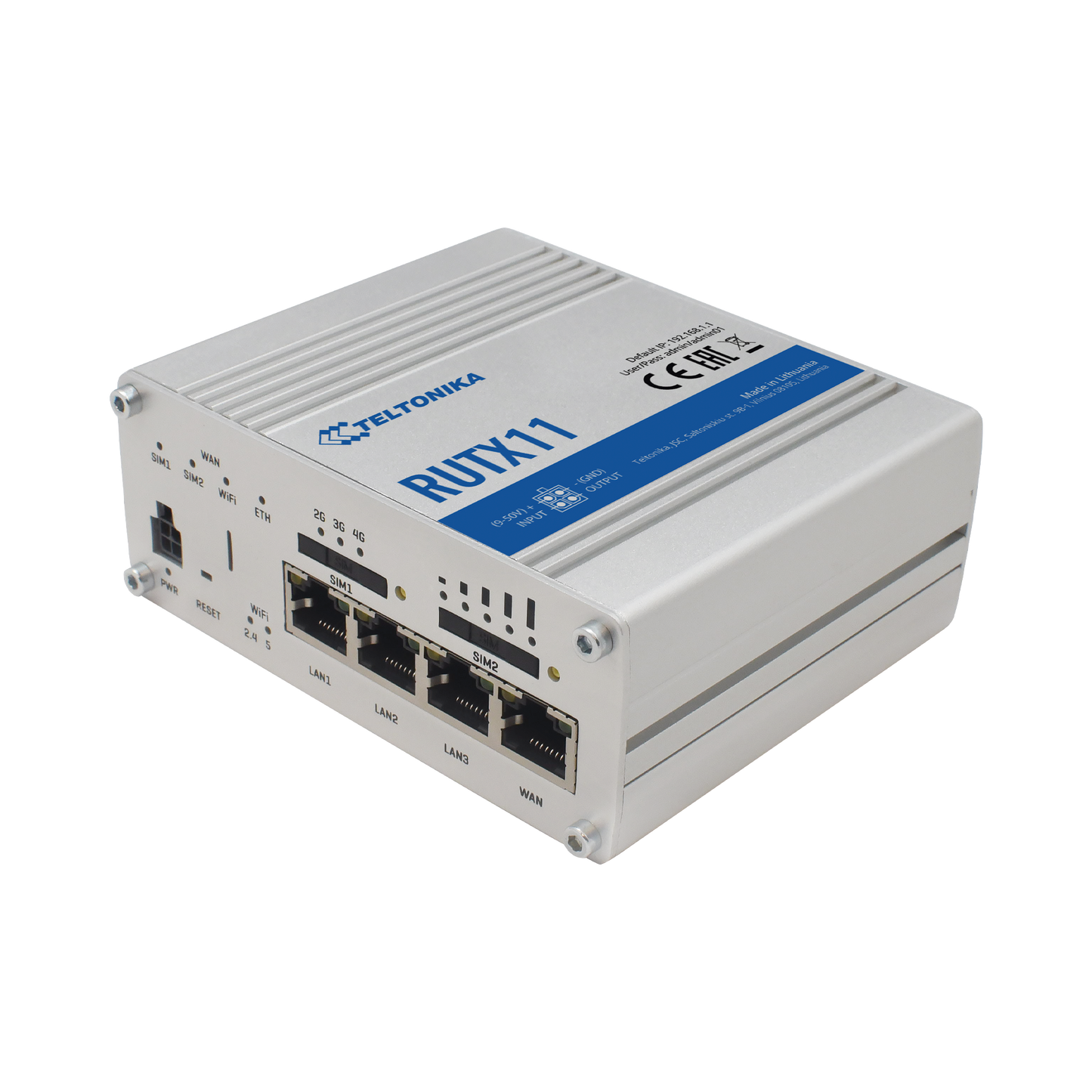 Router Lte (4.5G) Cat6 Profesional, 4 Puertos Gigabit, Doble Sim, Usb, Wifi 802.11Ac, Gnss