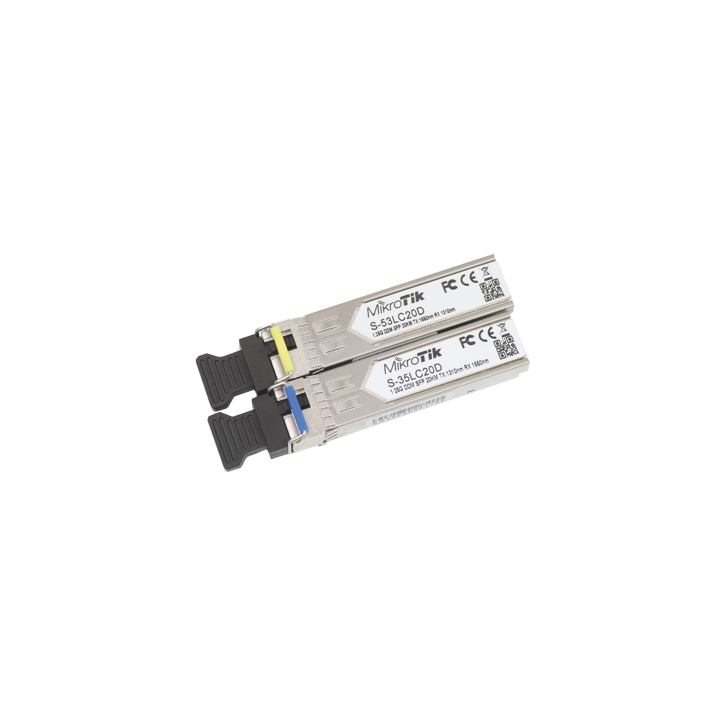 Transceptores Minigbic Sfp 1.25G Lc Wdm Para Fibra Mono Modo 20 Kms