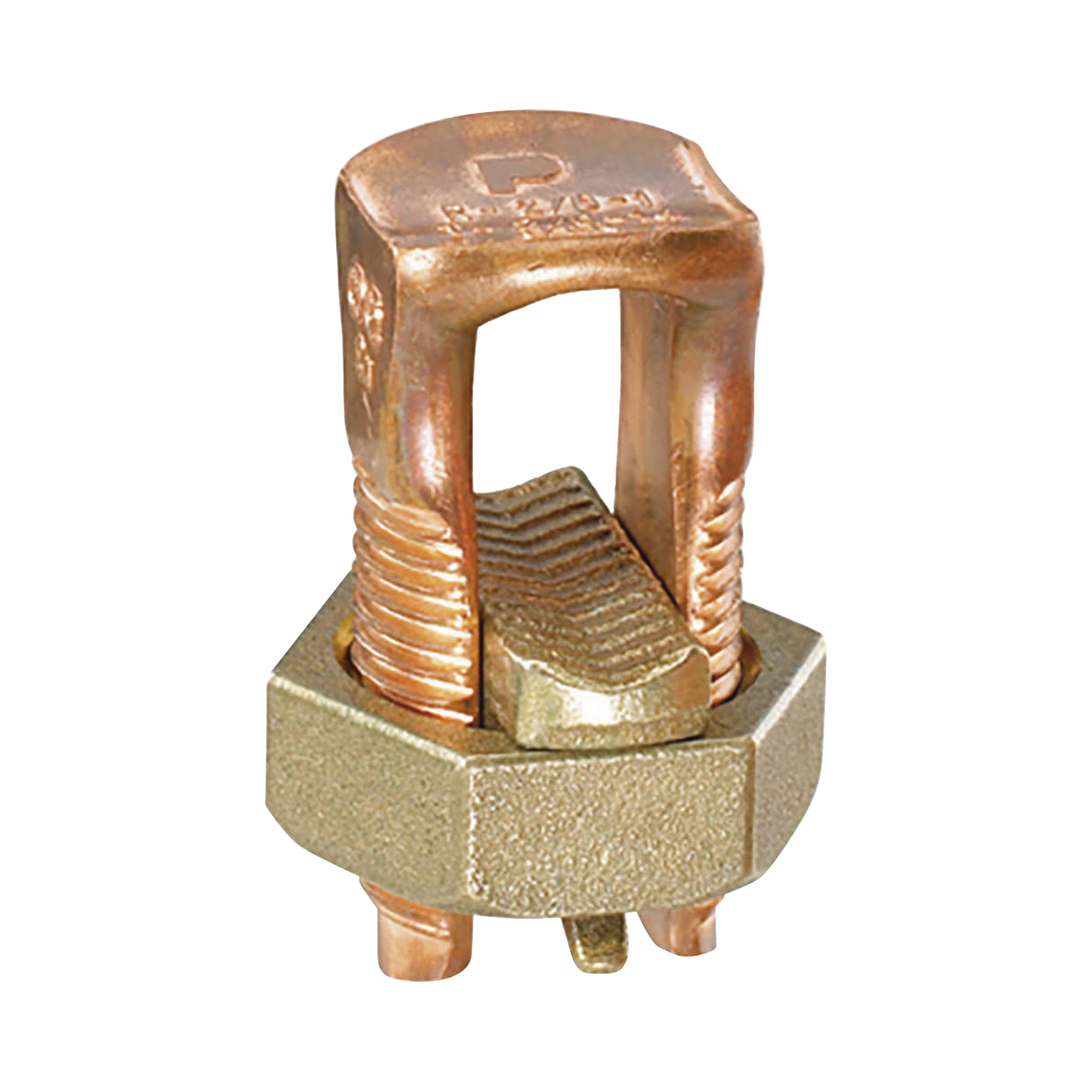 Conector Mecánico De Puesta A Tierra, De Cobre, Para Cables De Calibre 8 A 6 Awg