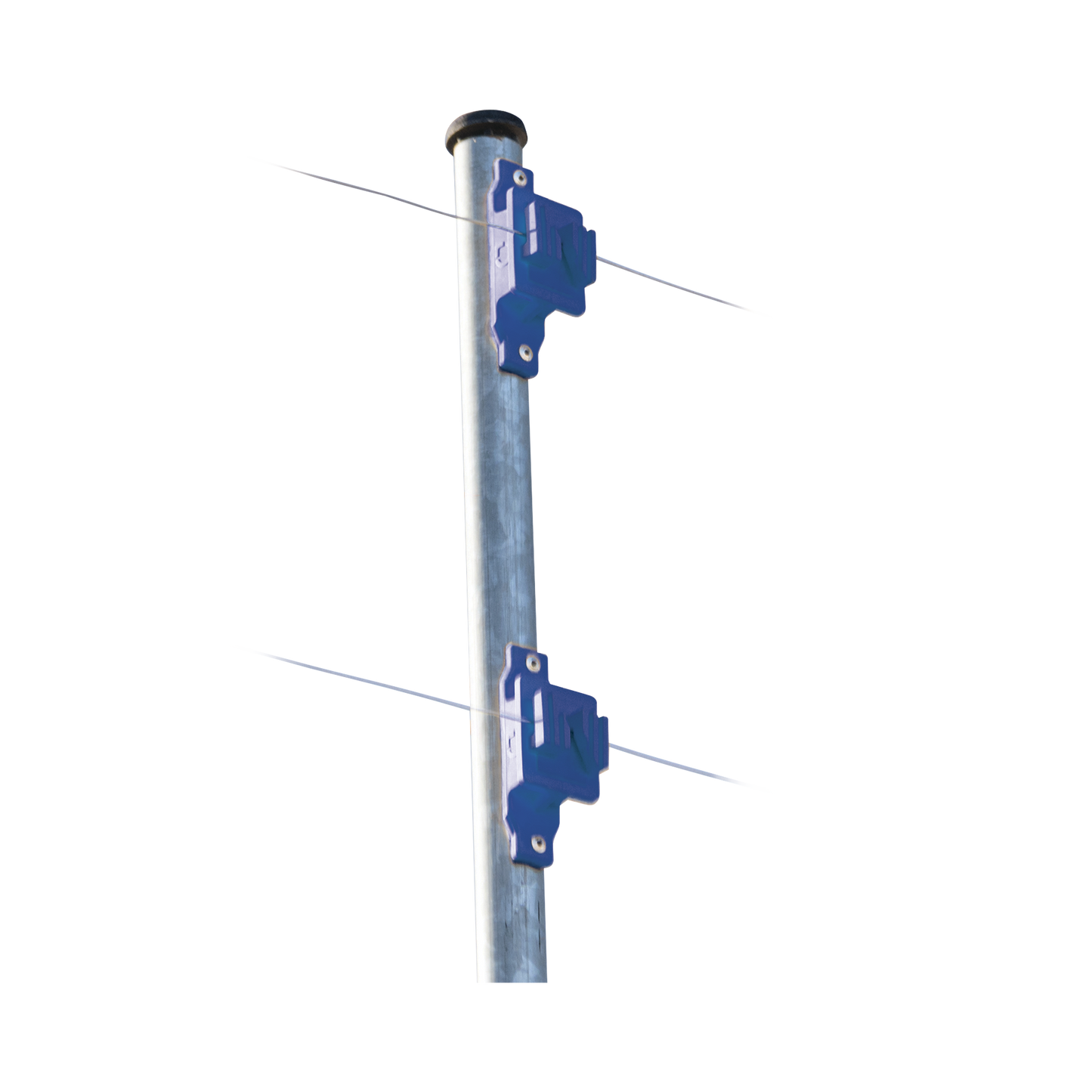Aislador De Paso Colo Azul Reforzado Para Cercos Eléctricos, Resistente Al Clima Extremoso