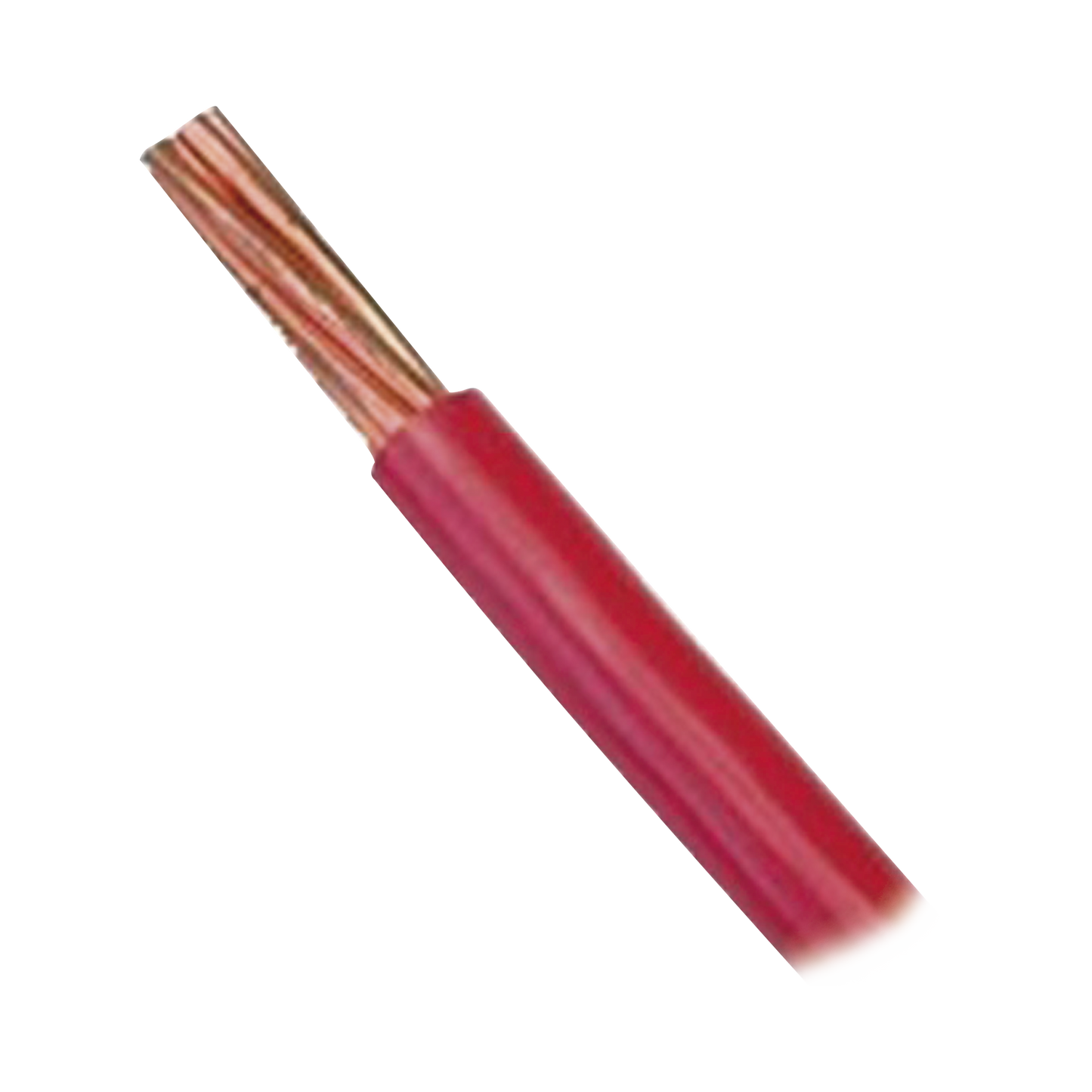 Cable De Cobre Recubierto Thw-Ls Calibre 14 Awg 19 Hilos Color Rojo (100 Metro)