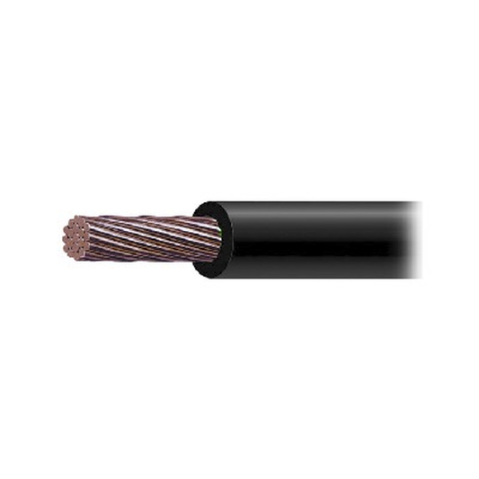 Cable De Cobre Recubierto Thw-Ls Calibre 3/0 Awg 19 Hilos Color Negro (100 Metros).